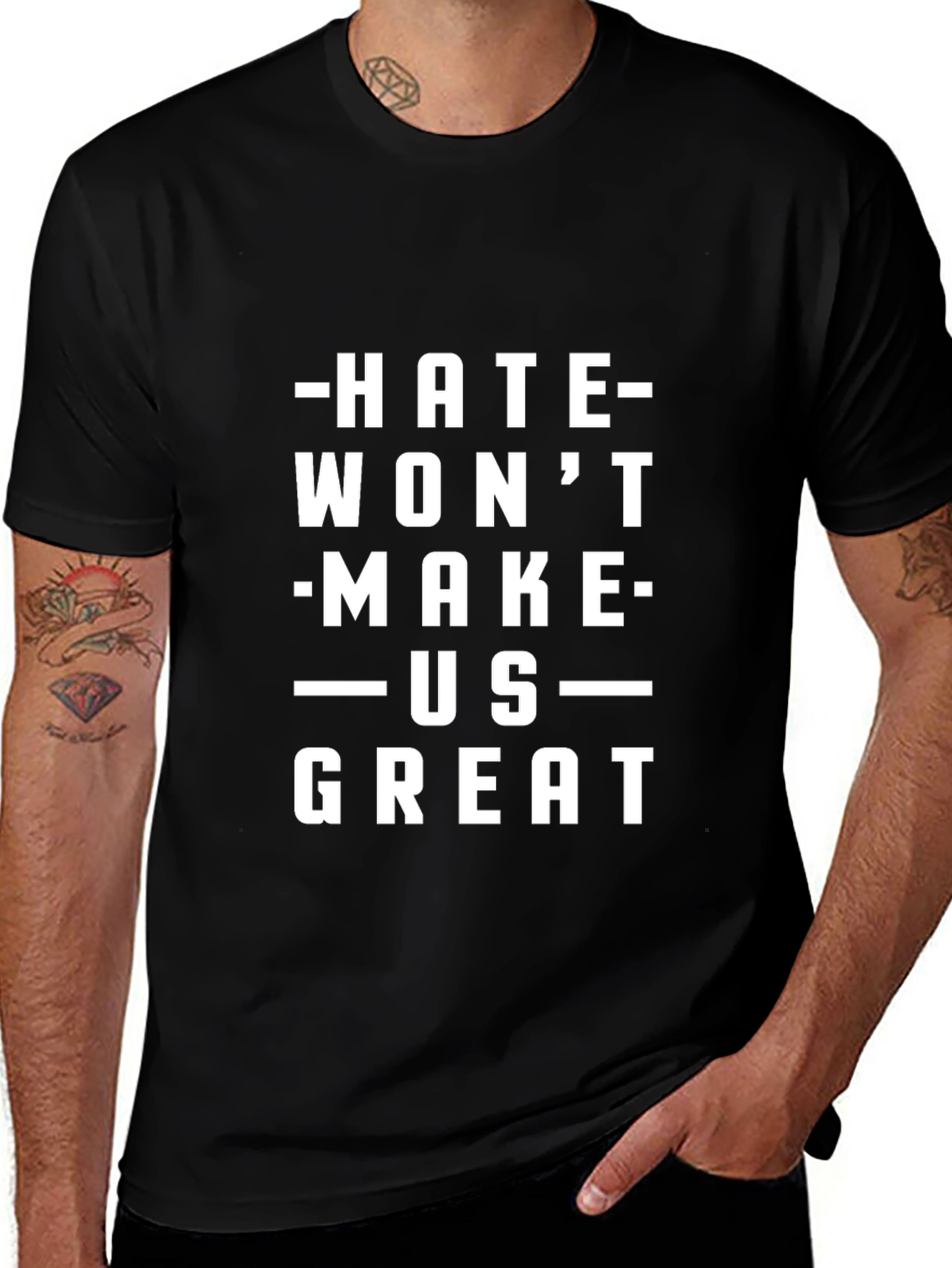 Hate Wont Make Us Great Graphic Tee