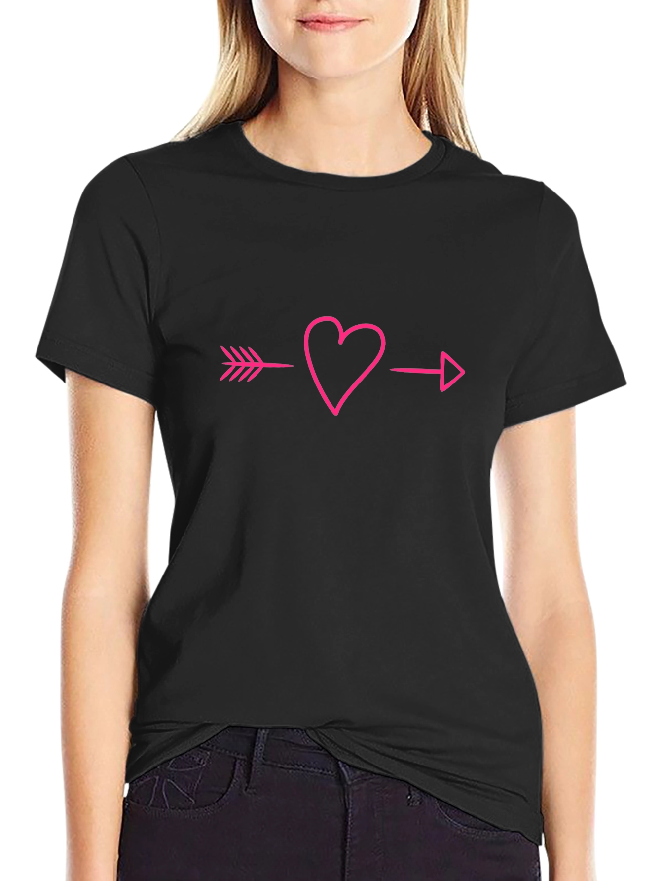Heart Arrow Graphic Tee