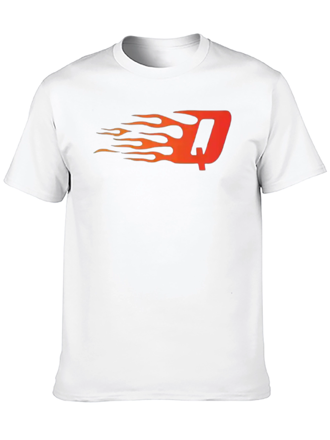 Fiery Initial T-Shirt - Bold & Unique Design