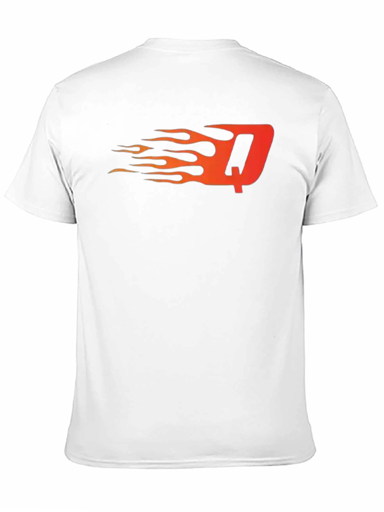 Fiery Initial T-Shirt - Bold & Unique Design