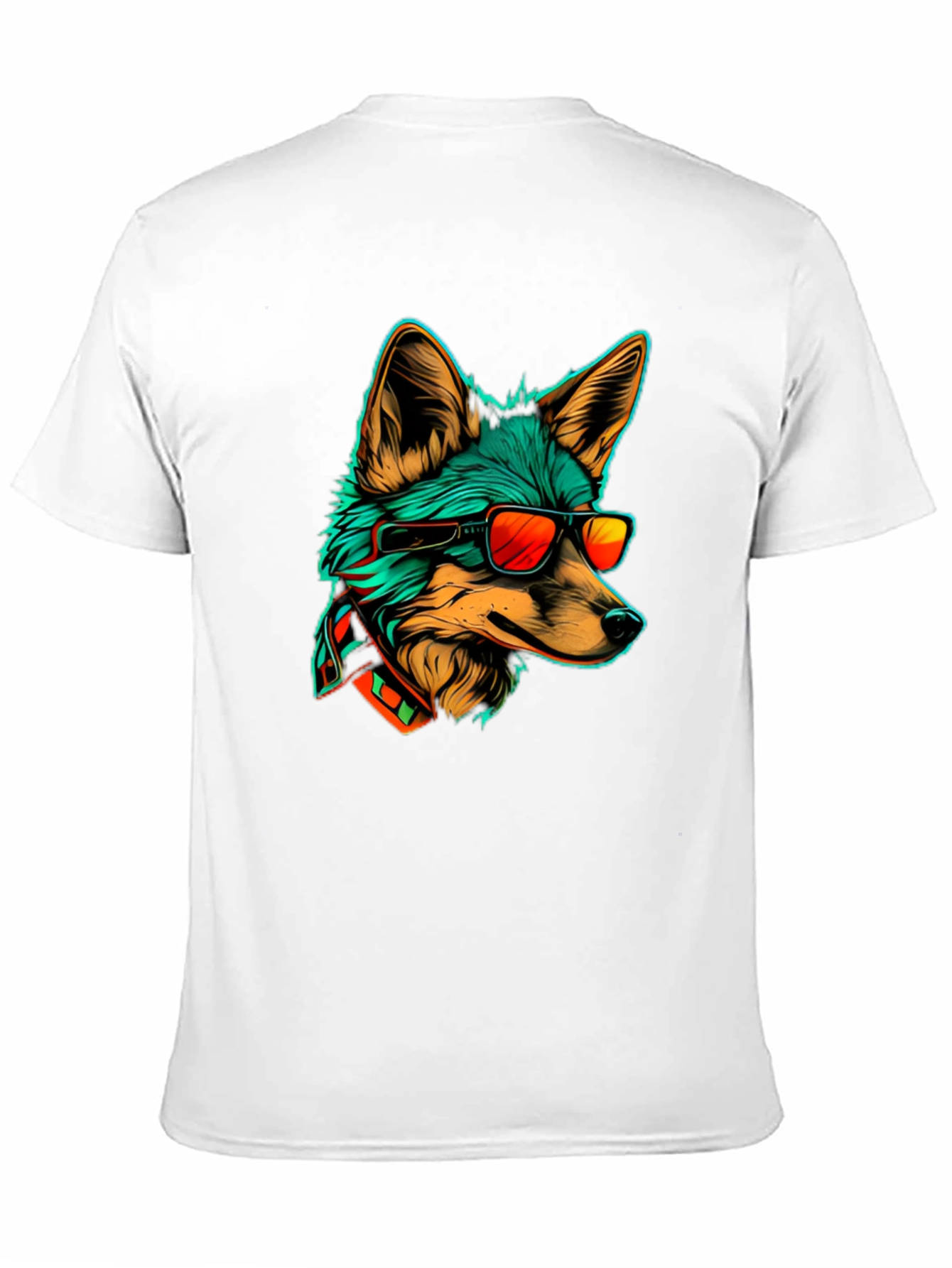 Cool Fox Graphic Tee - Stylish Animal Print T-Shirt