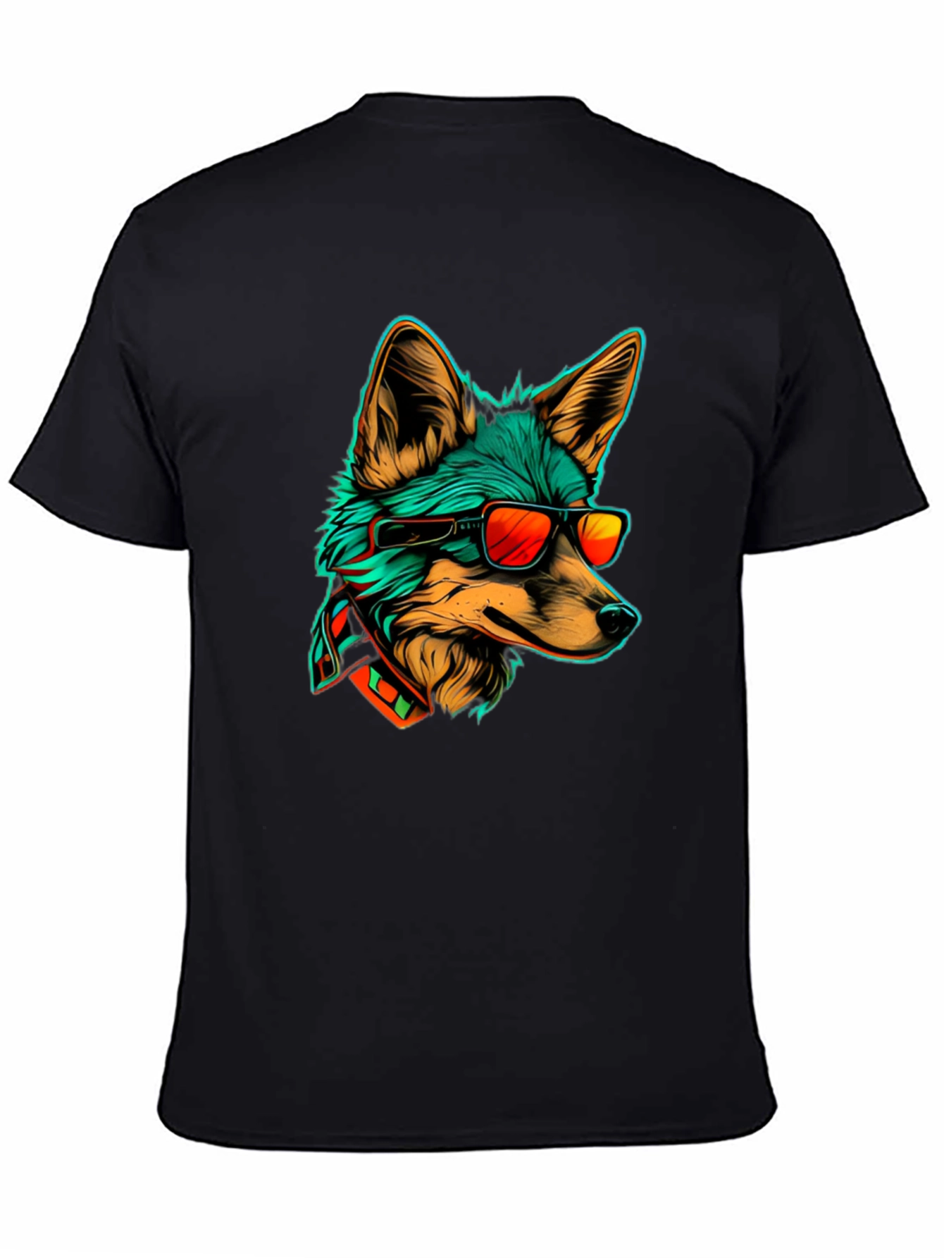 Cool Fox Graphic Tee - Stylish Animal Print T-Shirt