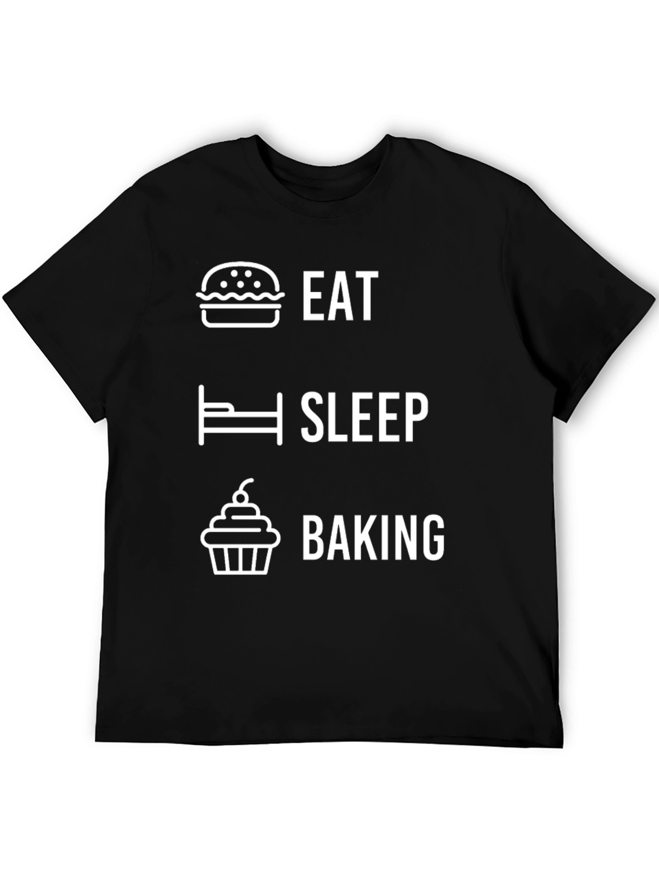 Eat Sleep Baking T-Shirt - Funny Baker Tee