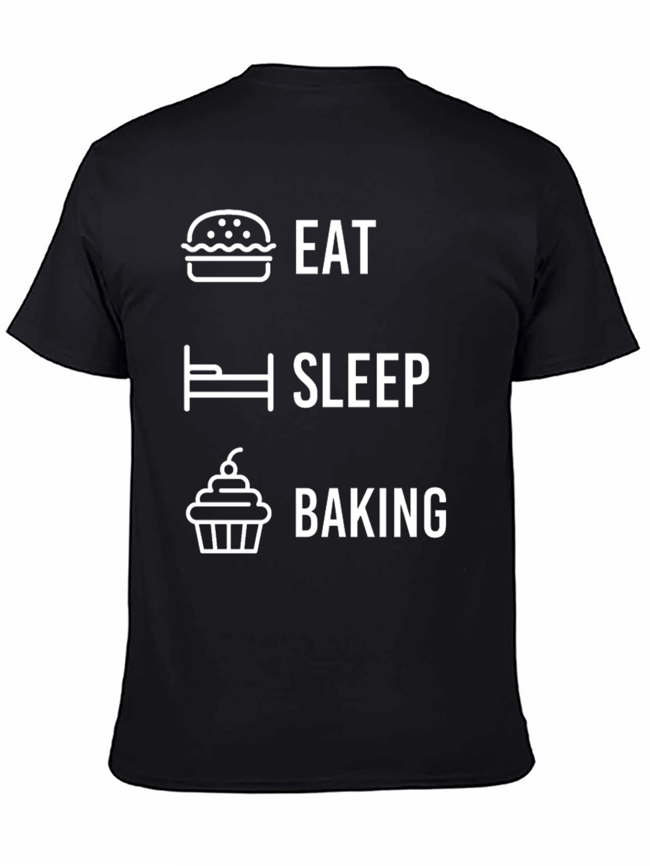 Eat Sleep Baking T-Shirt - Funny Baker Tee