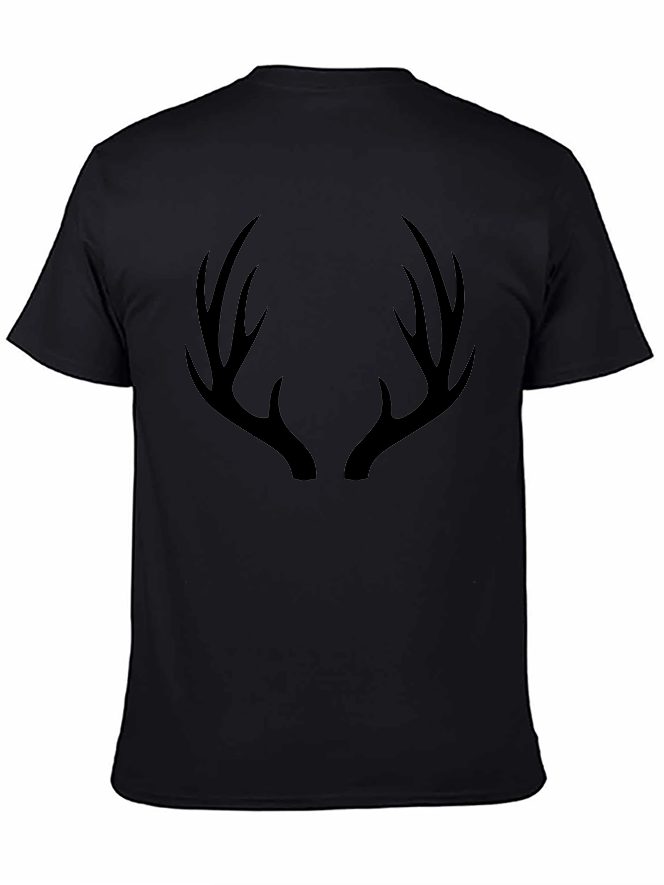 Antler Graphic T-Shirt - Mens Black Tee