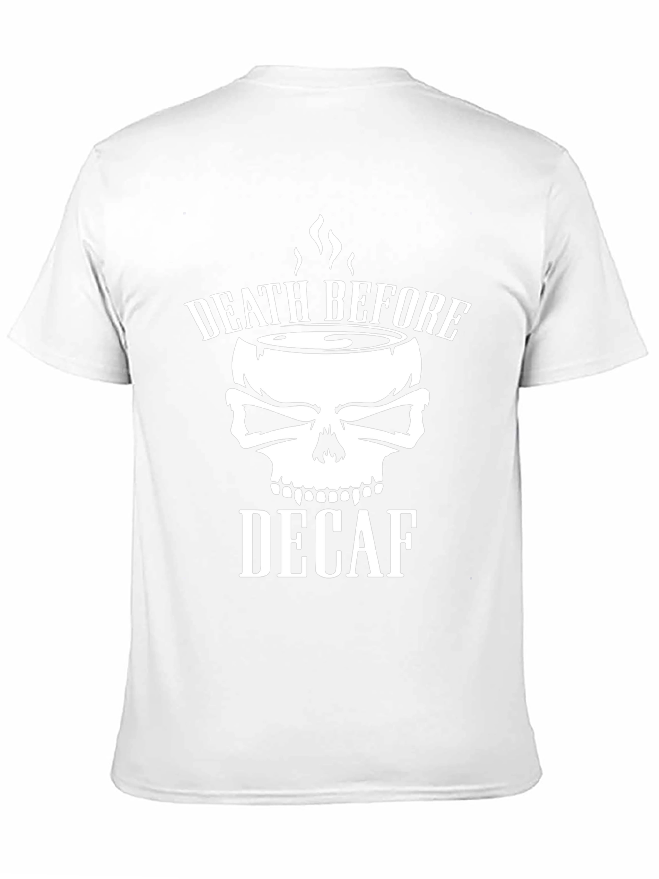 Death Before Decaf Graphic T-Shirt