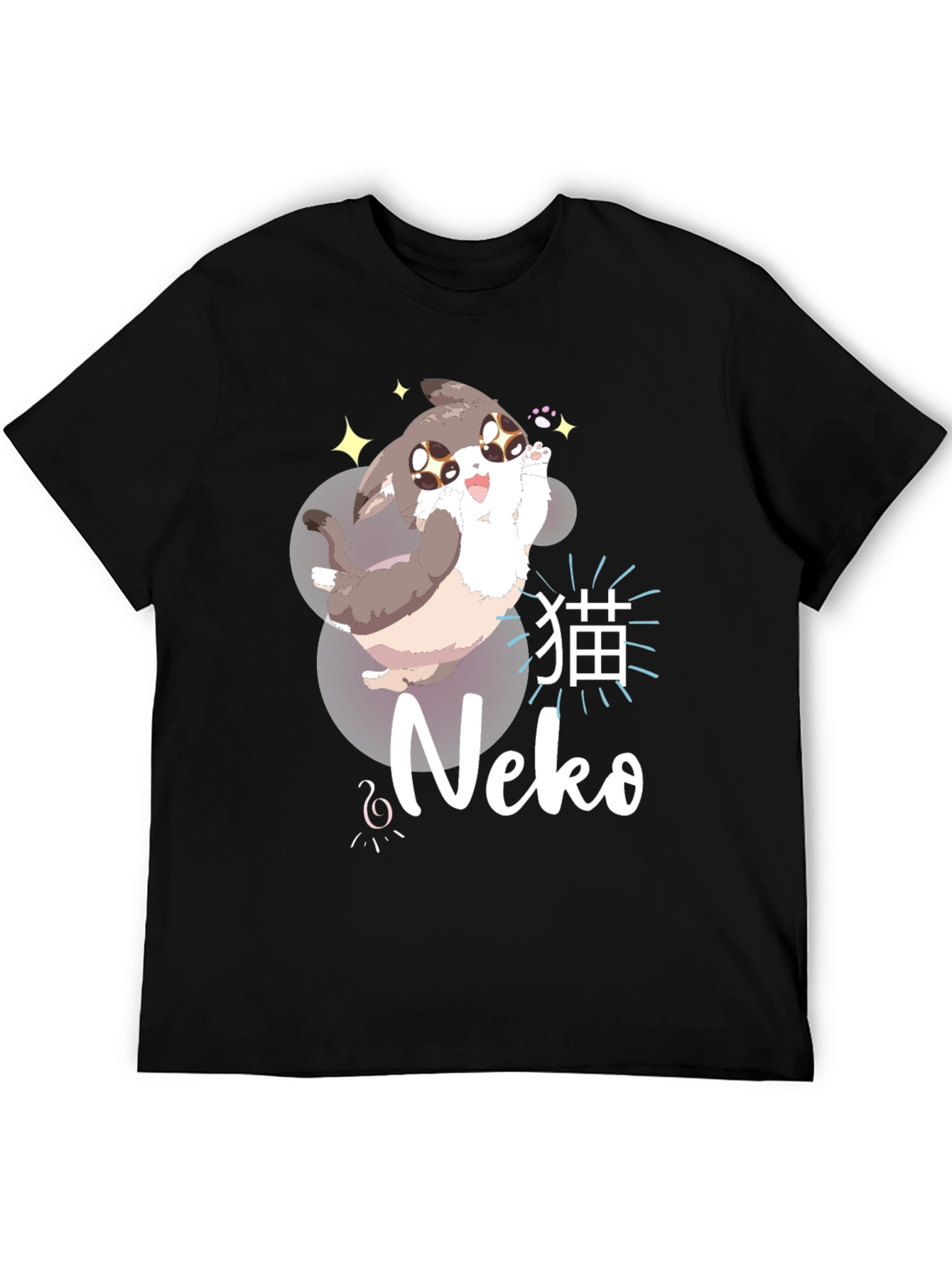 Kawaii Neko Anime Style T-Shirt
