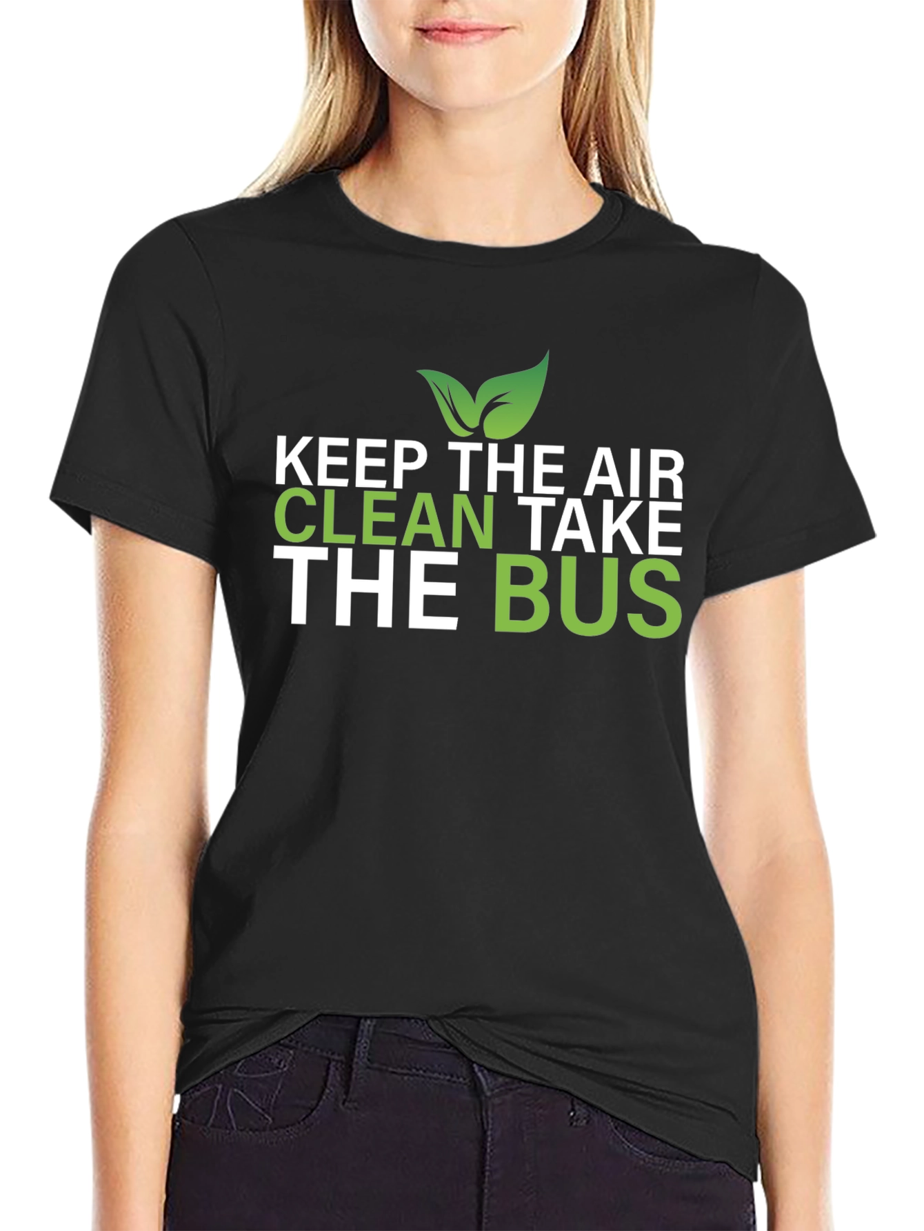 Eco-Friendly Keep The Air Clean Take The Bus T-Shirt