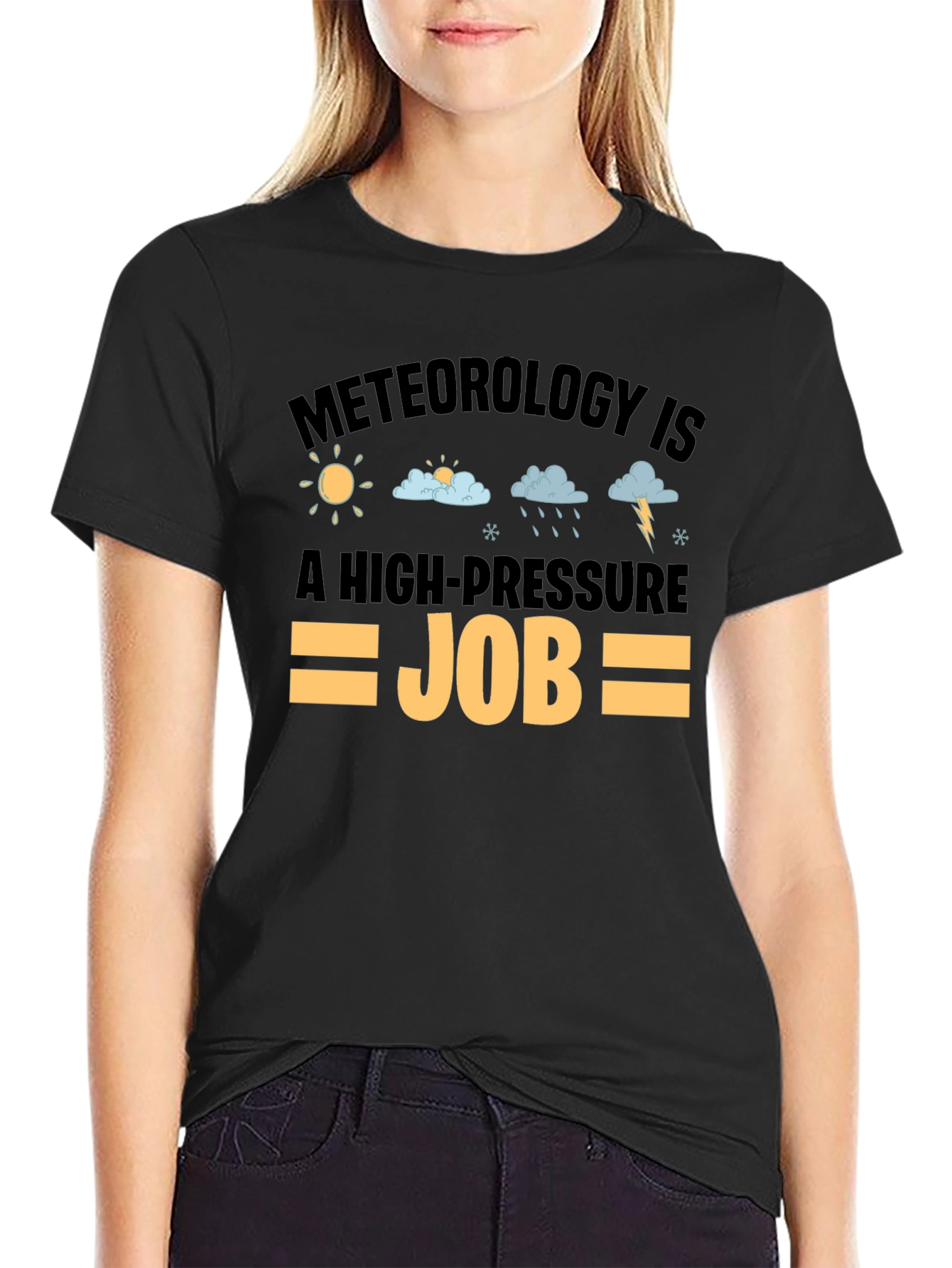 Meteorology High-Pressure Job T-Shirt