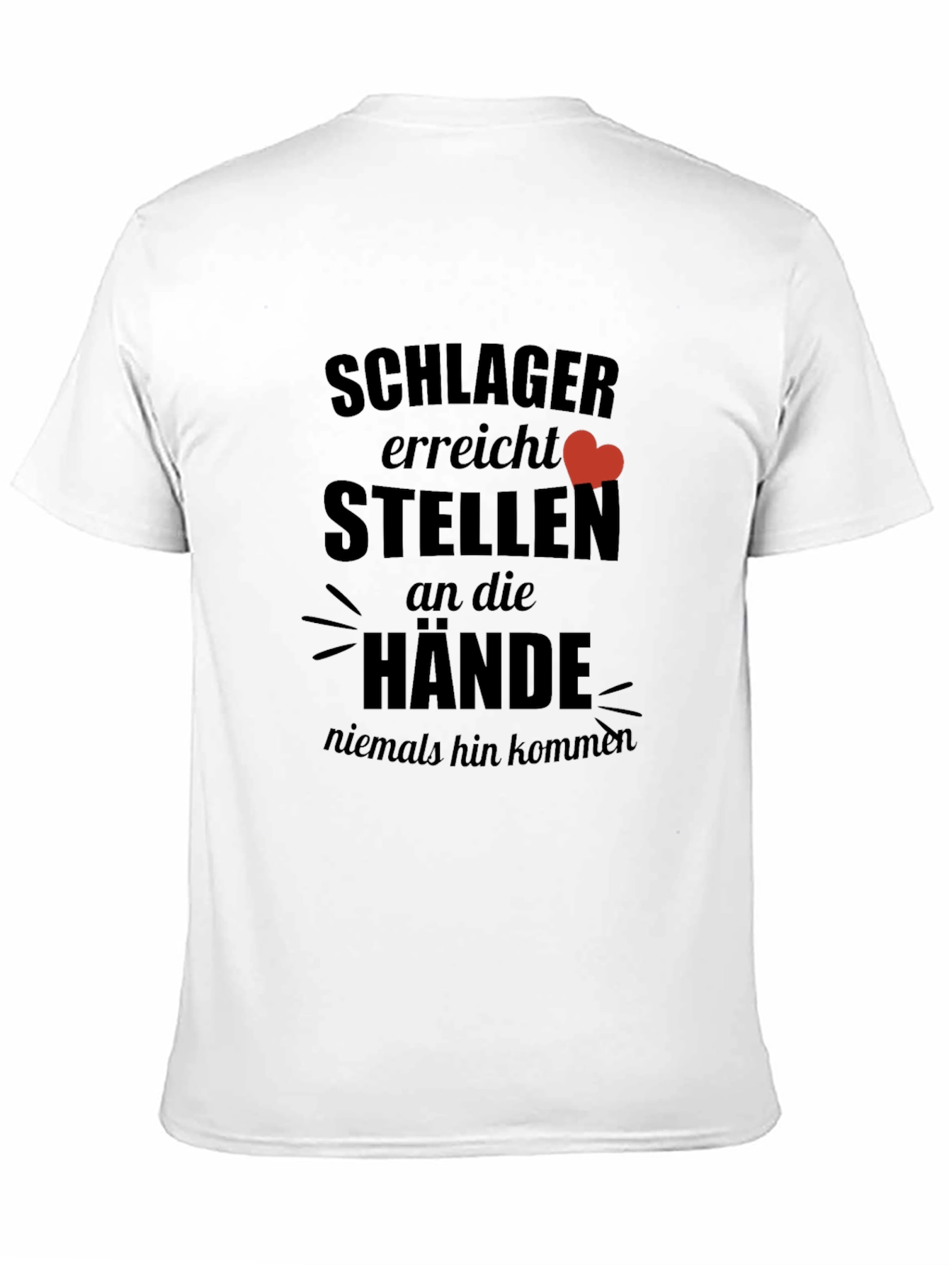 Schlager erreicht Heart Graphic T-Shirt