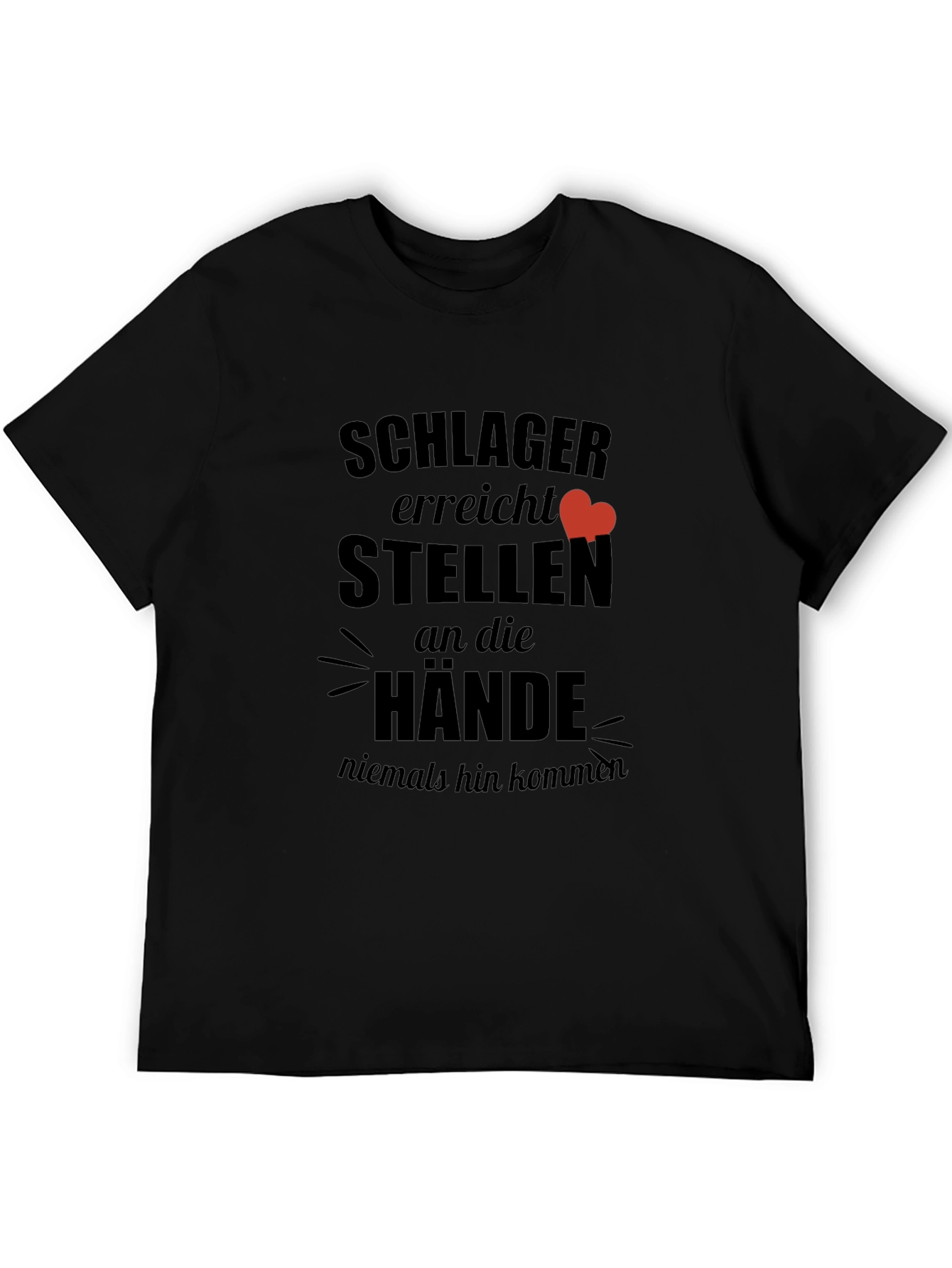 Schlager erreicht Heart Graphic T-Shirt