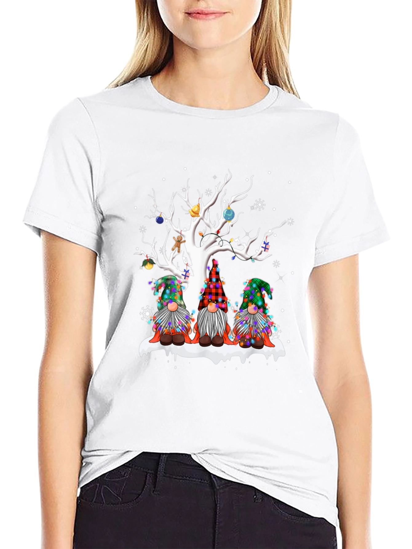 Gnome Christmas Tree T-Shirt