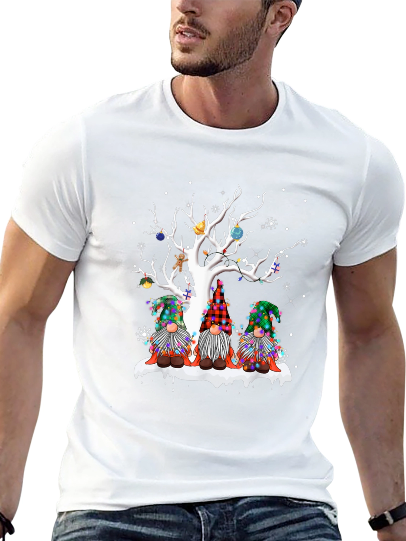 Gnome Christmas Tree T-Shirt