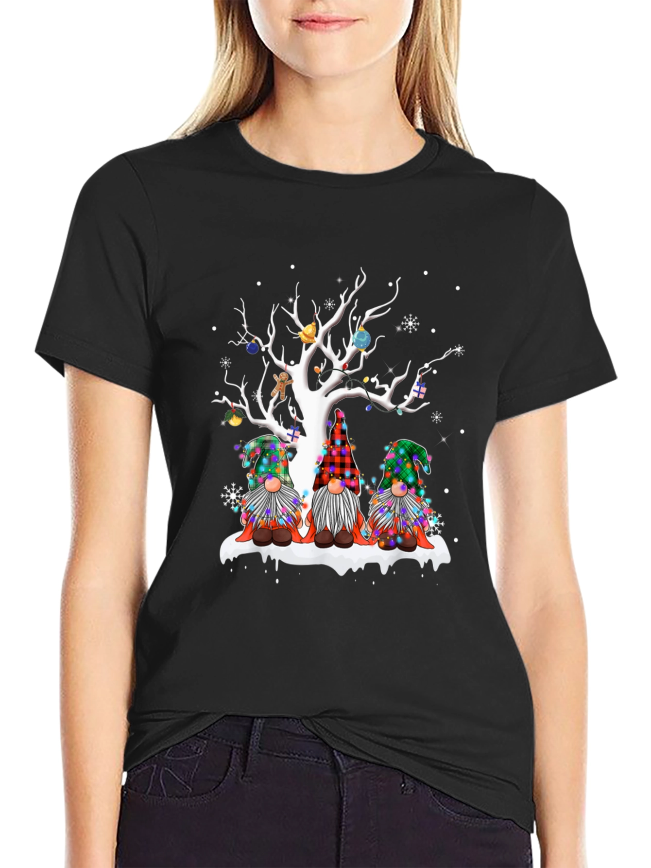 Gnome Christmas Tree T-Shirt