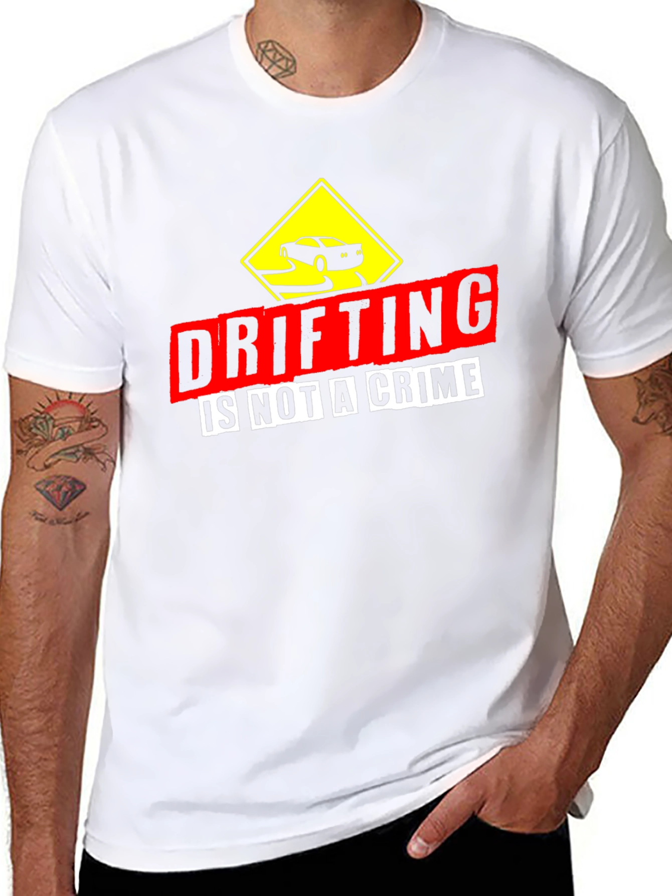 Drifting is Not A Crime Graphic Tee
