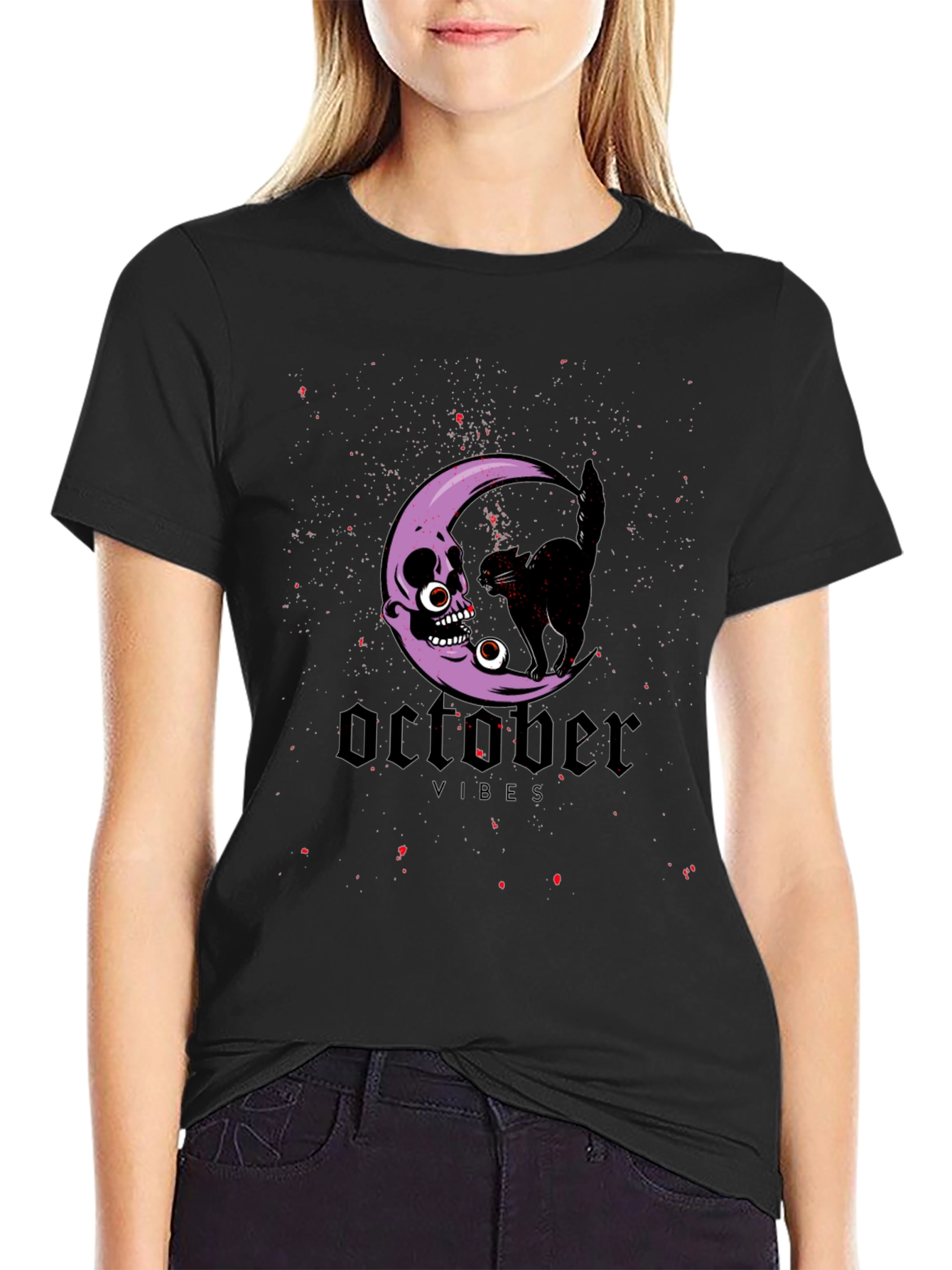 October Vibes Halloween T-Shirt