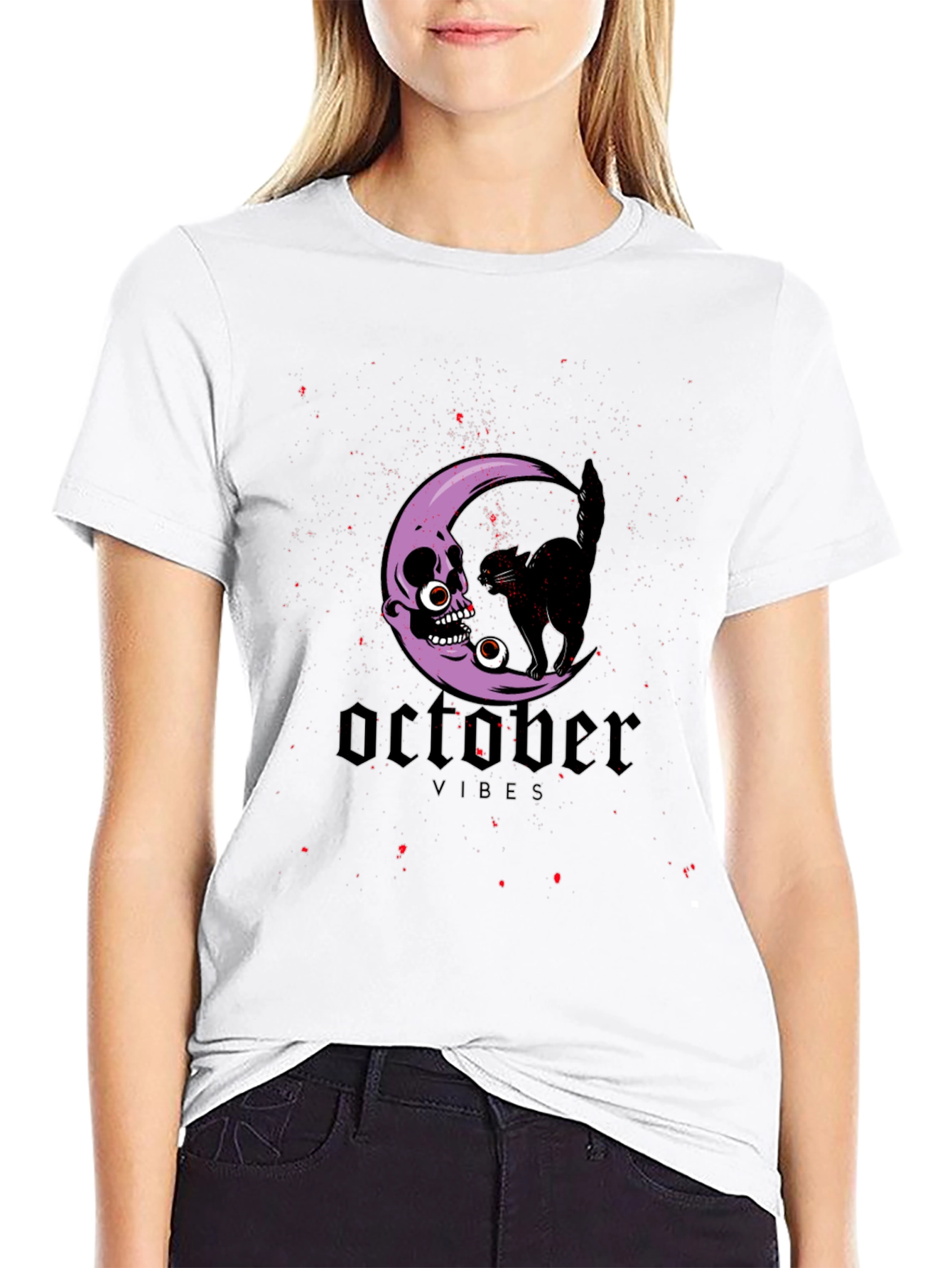 October Vibes Halloween T-Shirt