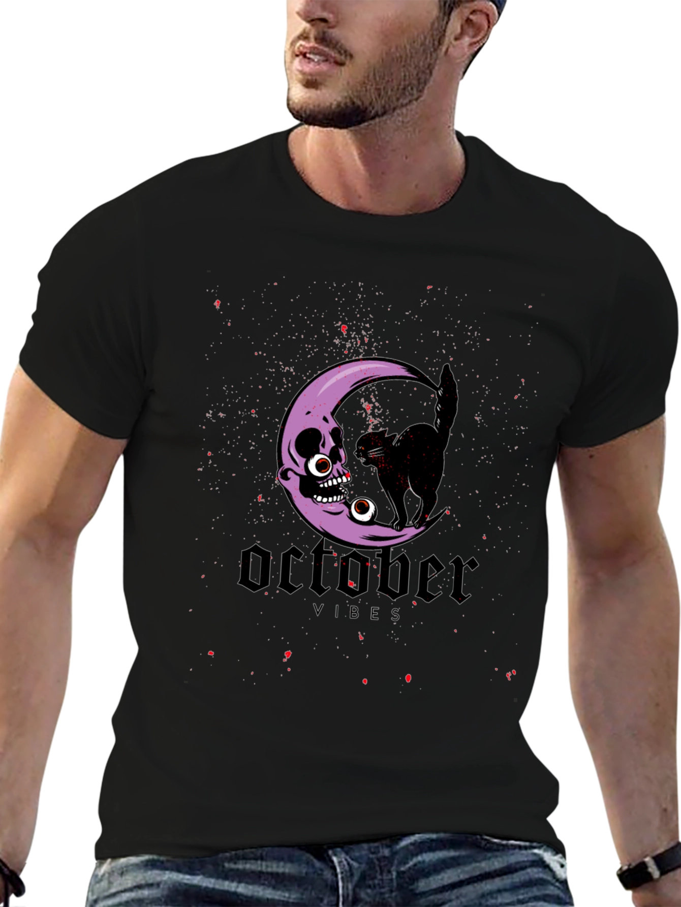 October Vibes Halloween T-Shirt