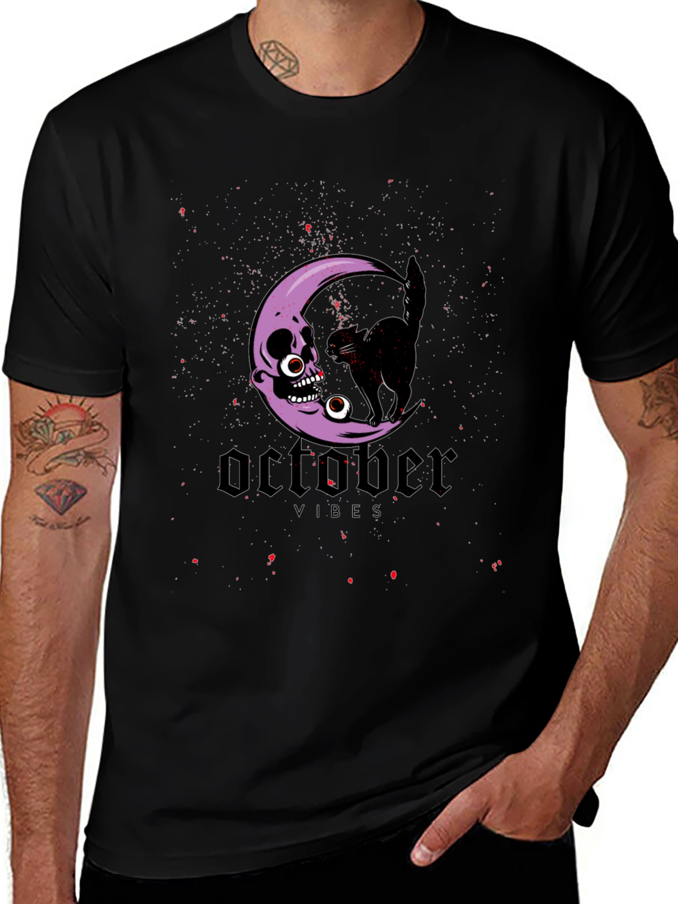 October Vibes Halloween T-Shirt