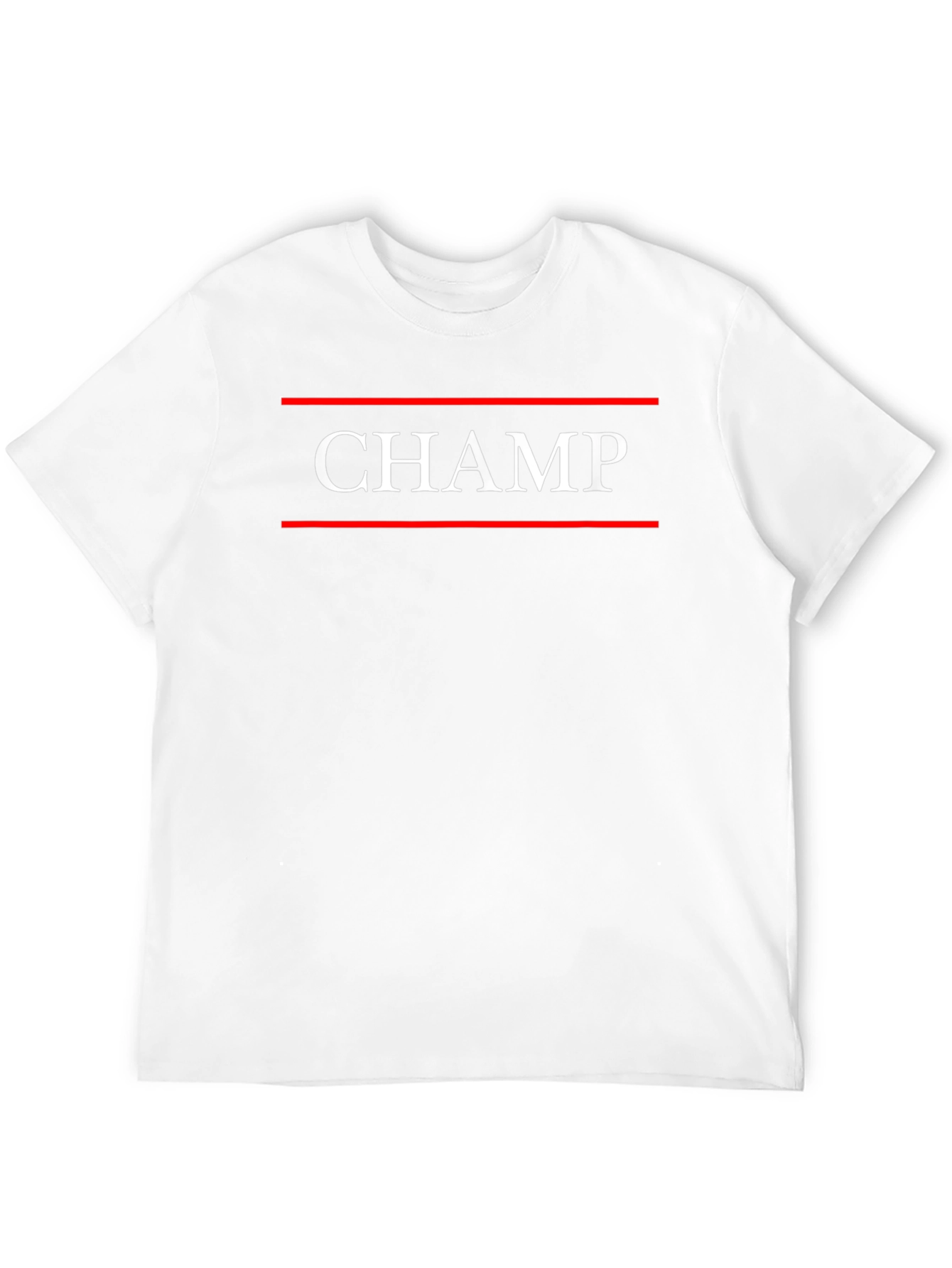 Black CHAMP Graphic T-Shirt for Men