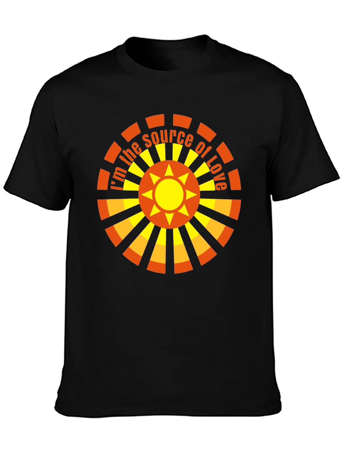 Source of Love Graphic Tee - Black