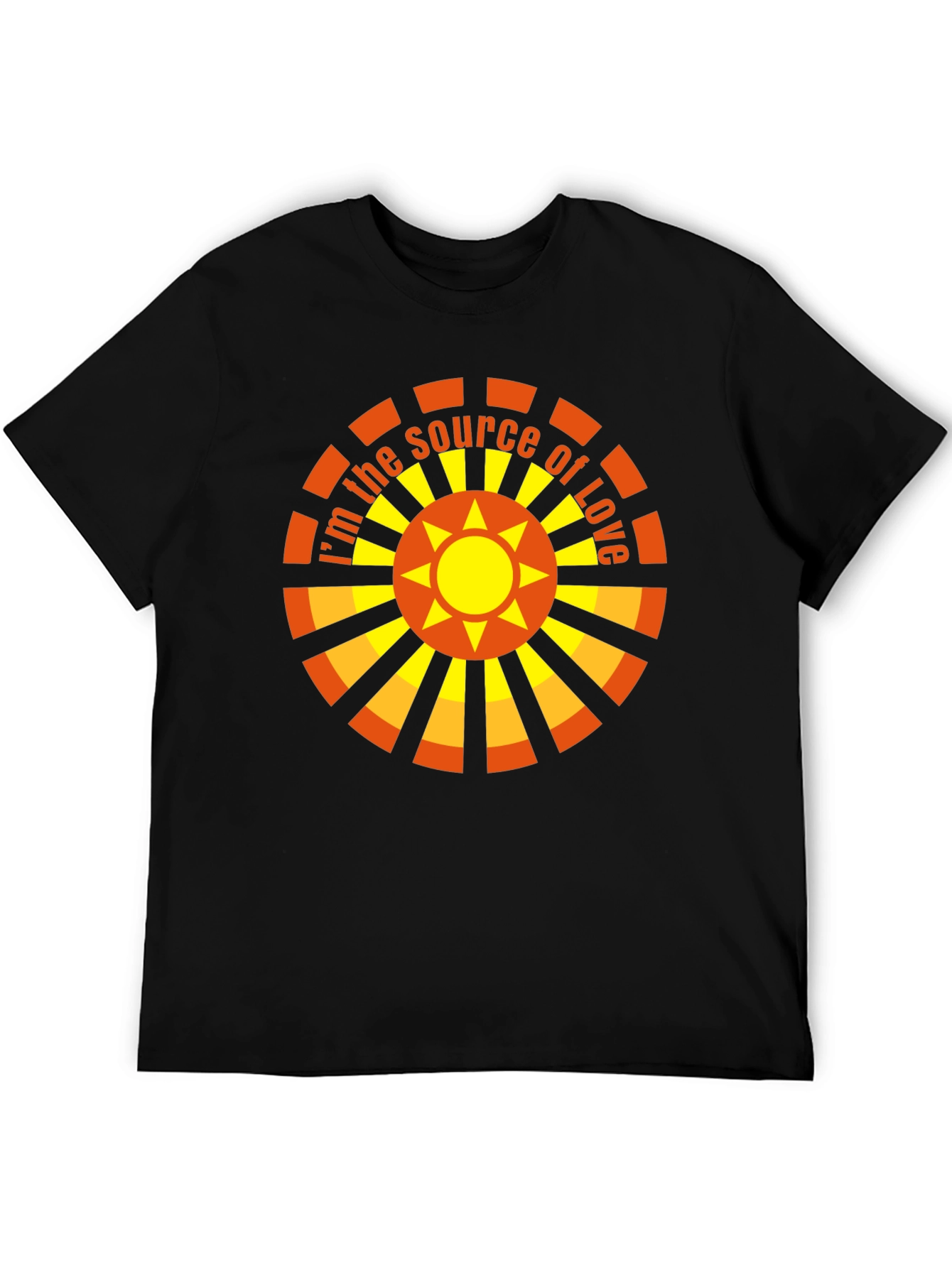 Source of Love Graphic Tee - Black
