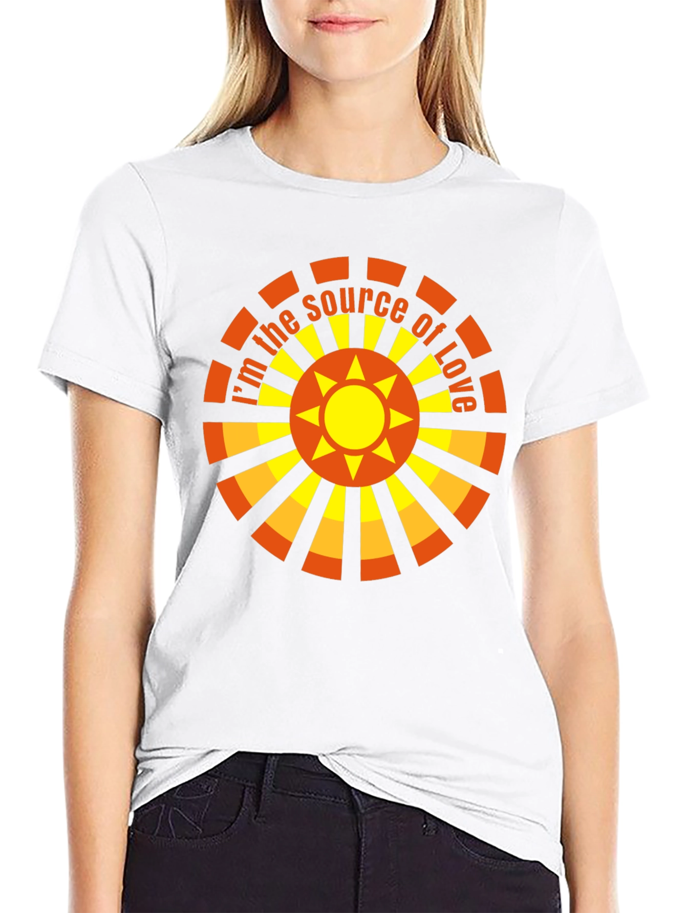 Source of Love Graphic Tee - Black