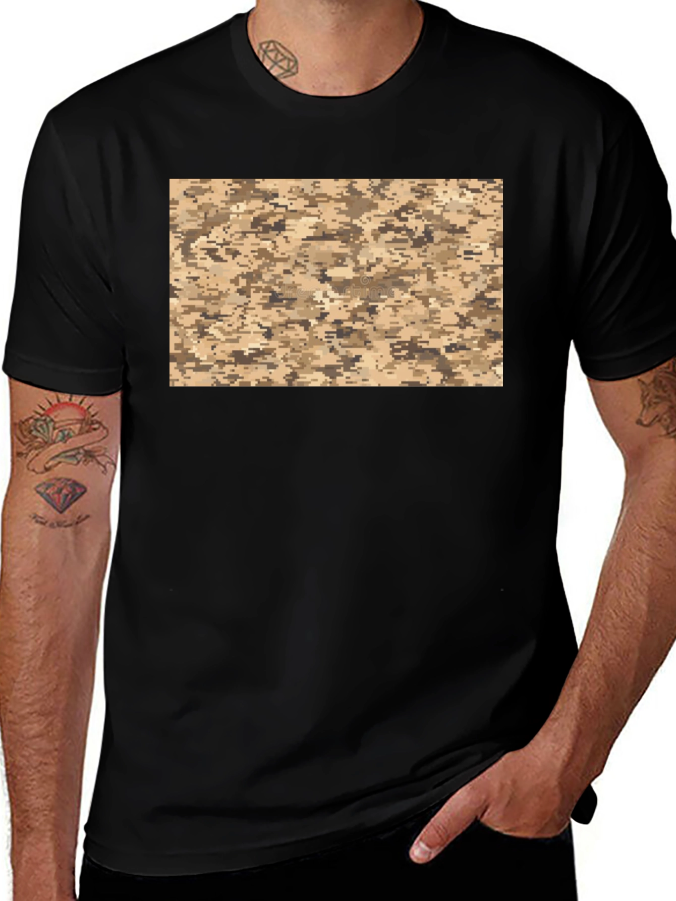 Digital Desert Camo T-Shirt