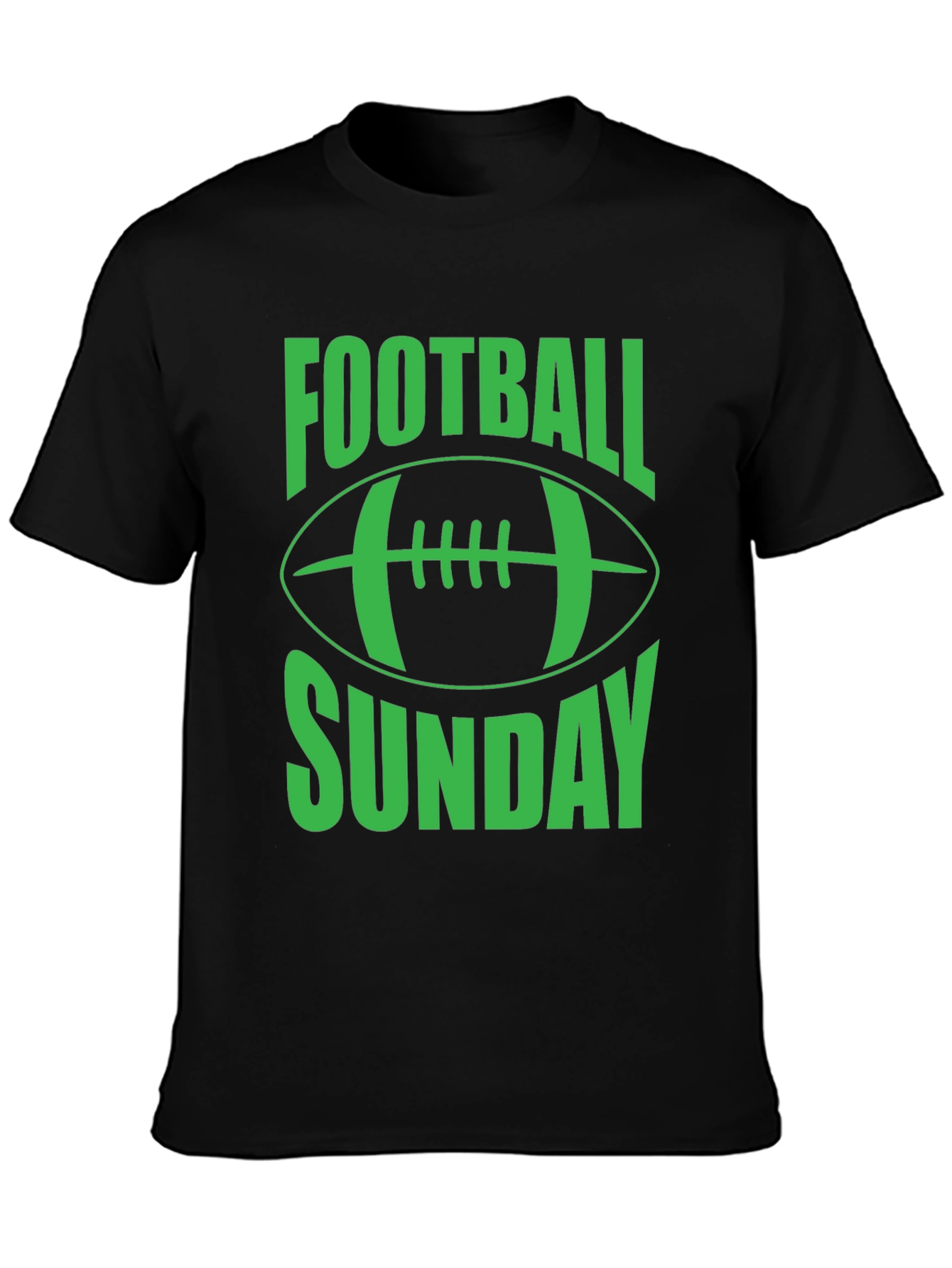 Football Sunday Graphic Tee - Black