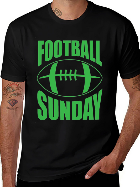 Football Sunday Graphic Tee - Black
