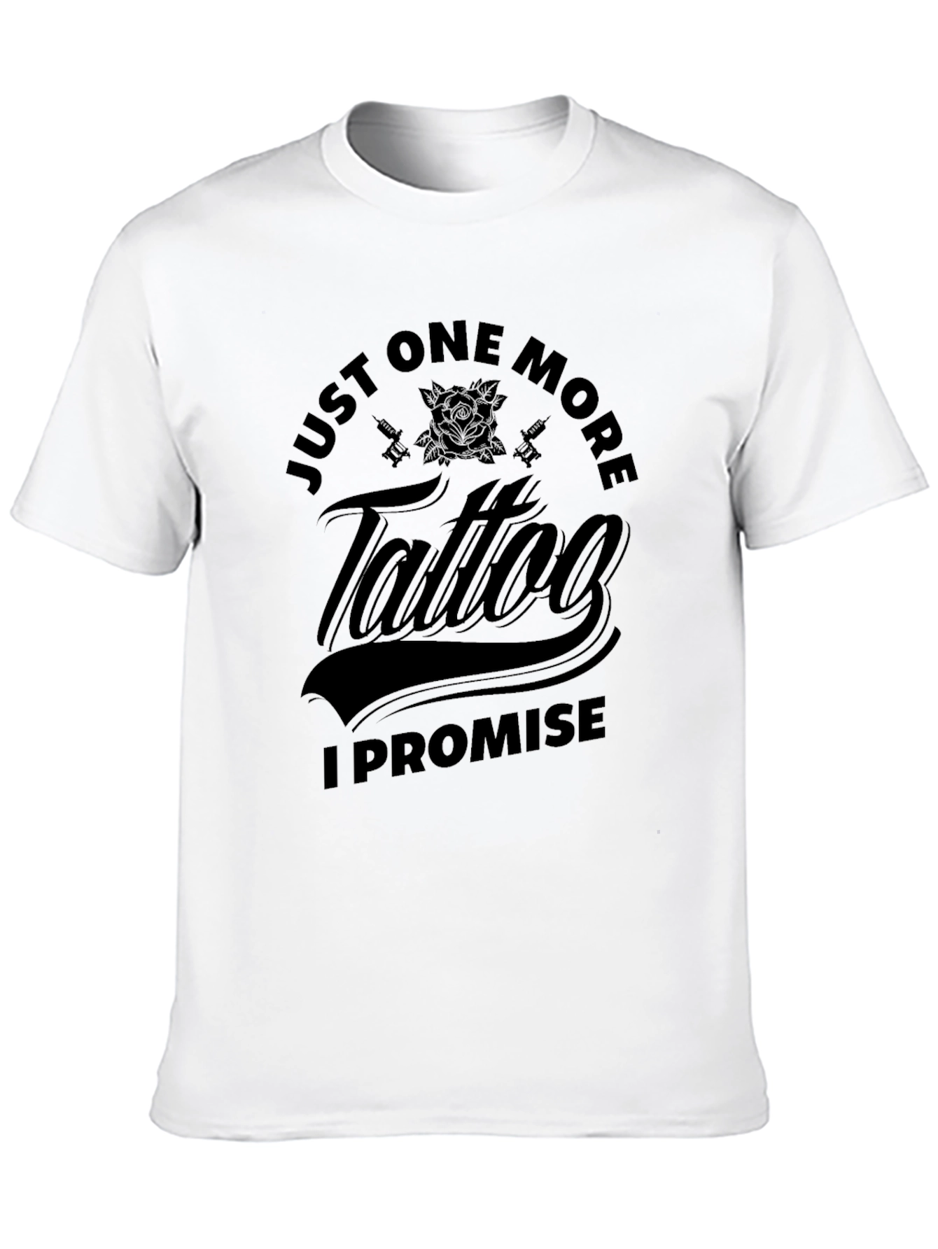 Just One More Tattoo Promise Black Graphic Tee