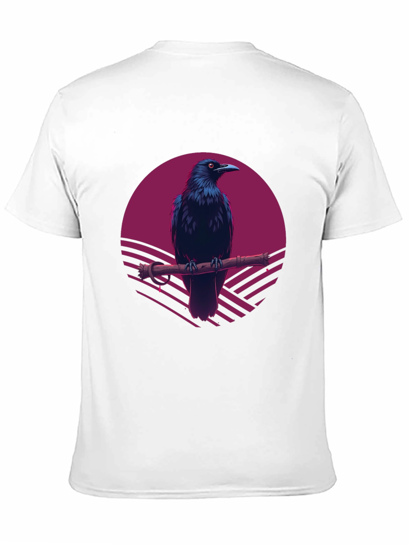 Raven Sunset T-Shirt - Gothic Style