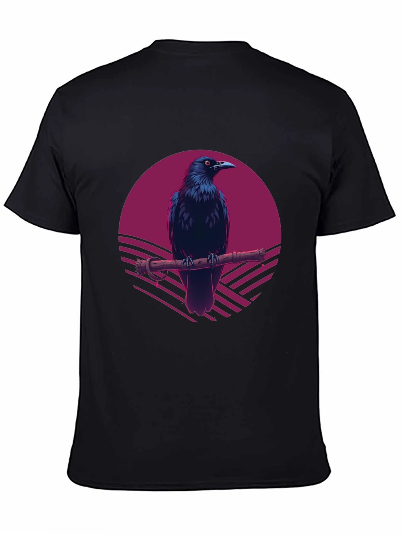 Raven Sunset T-Shirt - Gothic Style