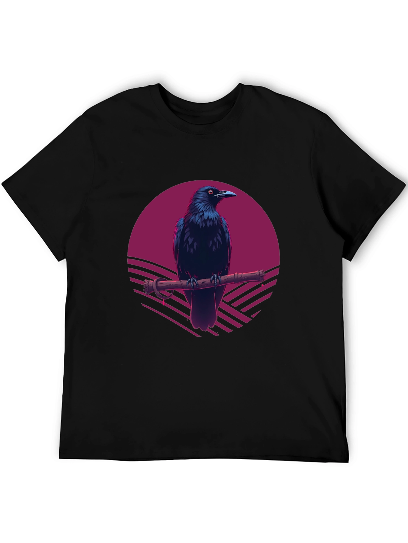 Raven Sunset T-Shirt - Gothic Style
