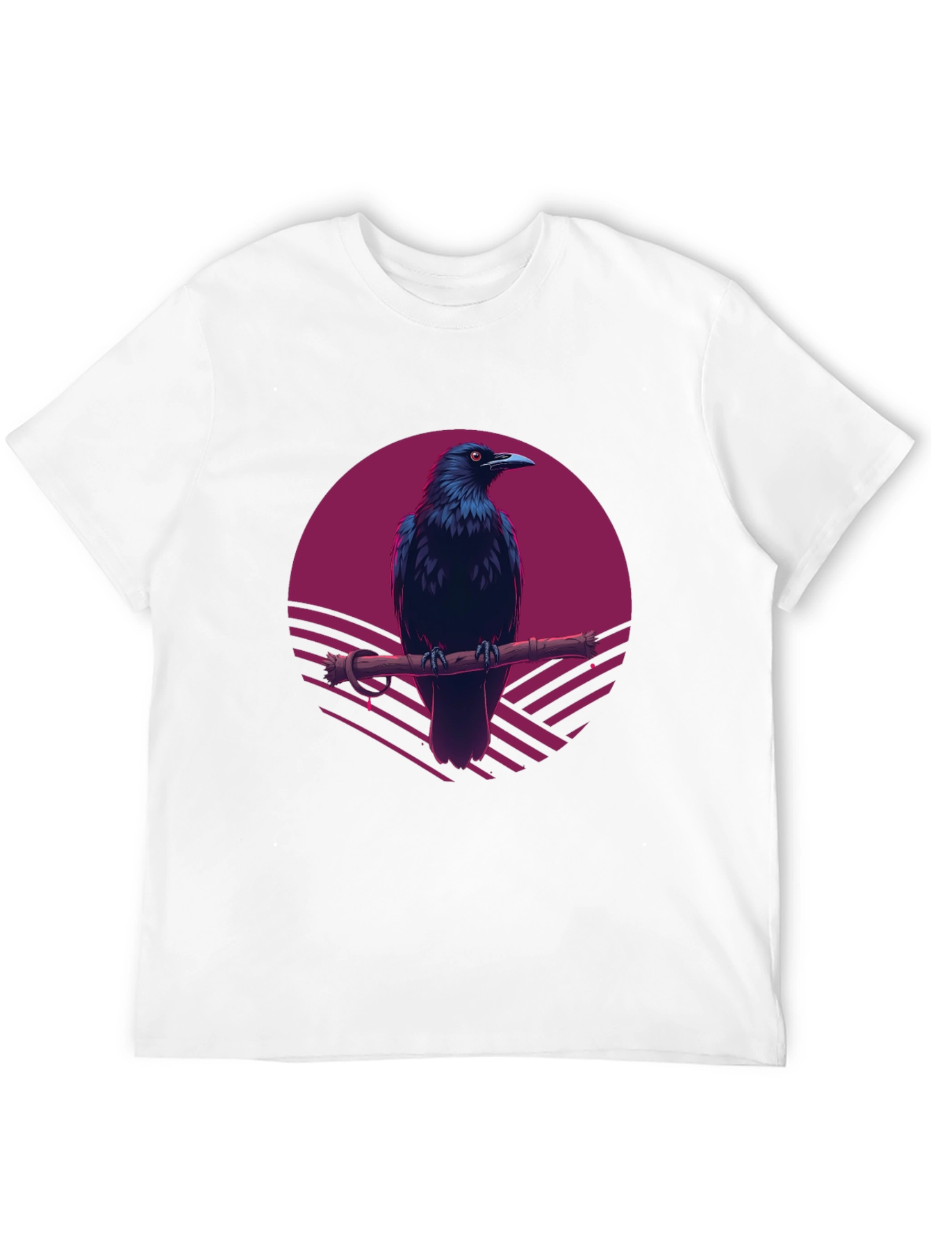 Raven Sunset T-Shirt - Gothic Style