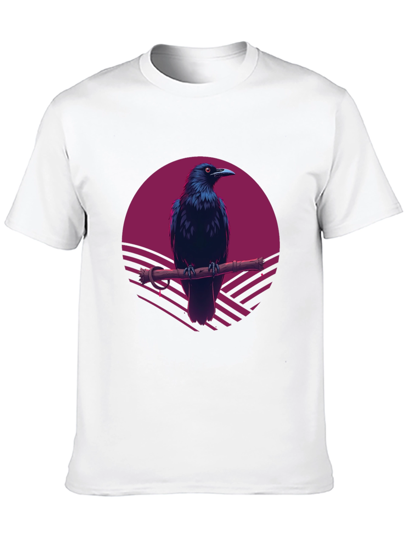 Raven Sunset T-Shirt - Gothic Style