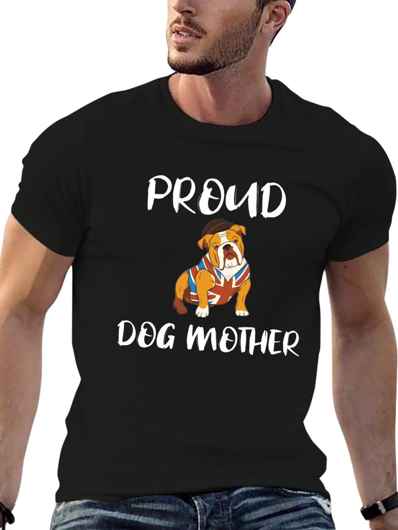 Proud Dog Mother Bulldog T-Shirt