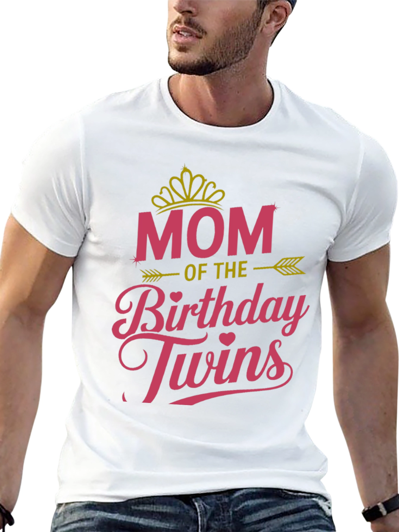 Mom of the Birthday Twins T-Shirt