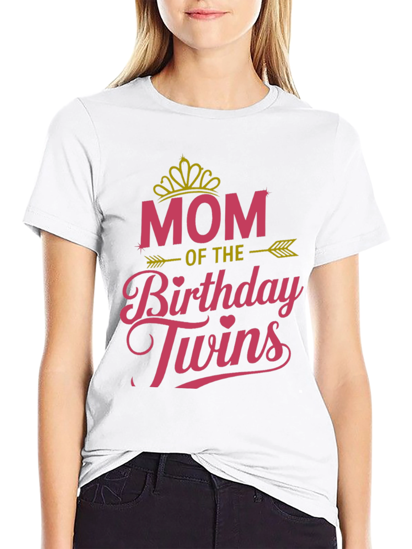 Mom of the Birthday Twins T-Shirt