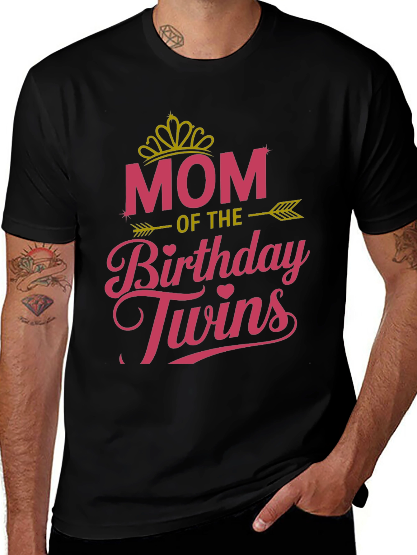 Mom of the Birthday Twins T-Shirt