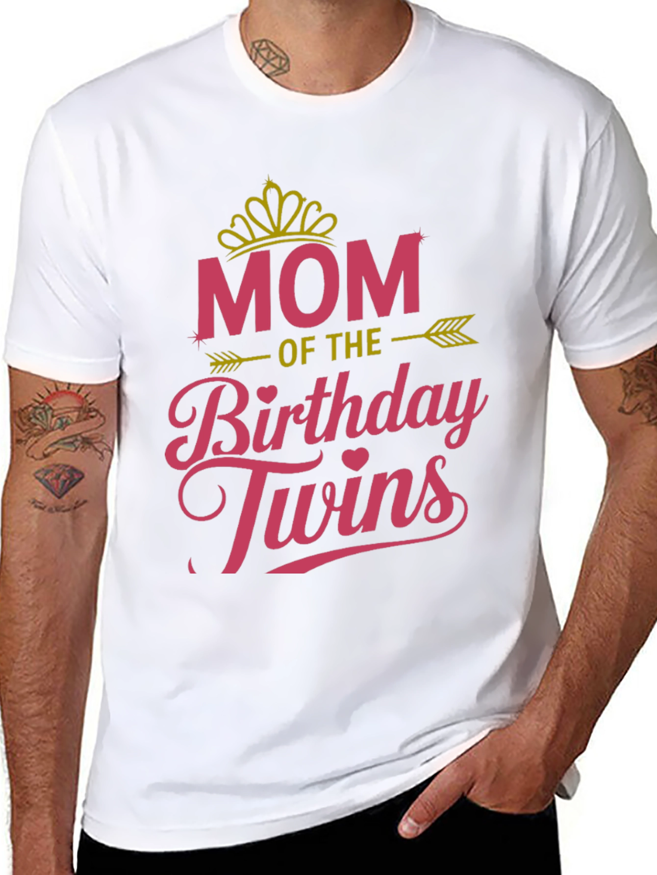 Mom of the Birthday Twins T-Shirt