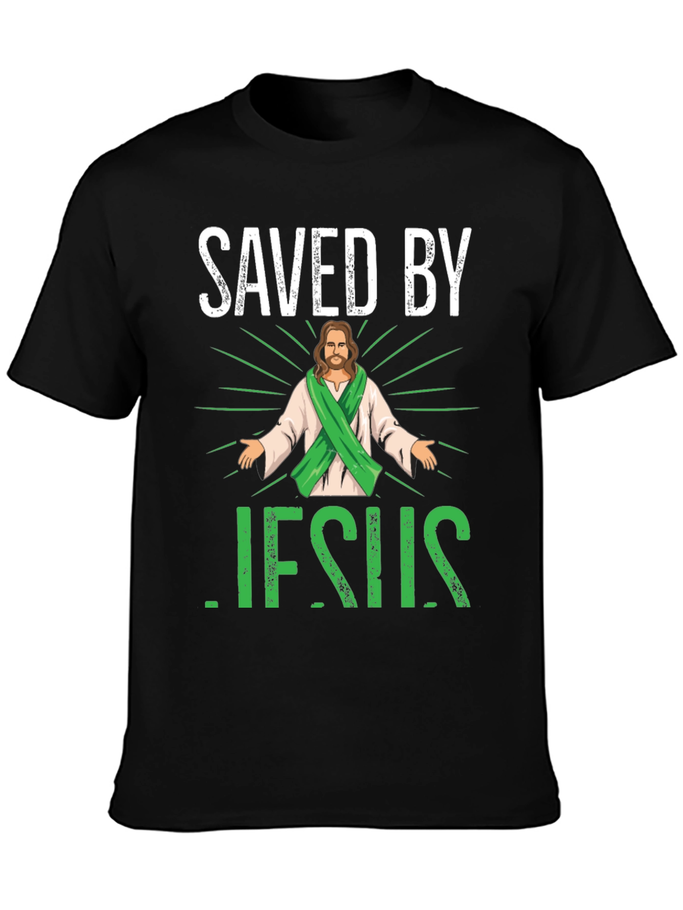 Saved by Jesus Graphic T-Shirt