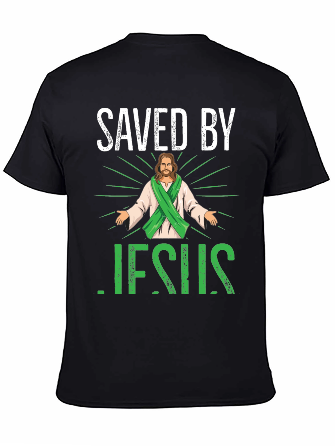 Saved by Jesus Graphic T-Shirt