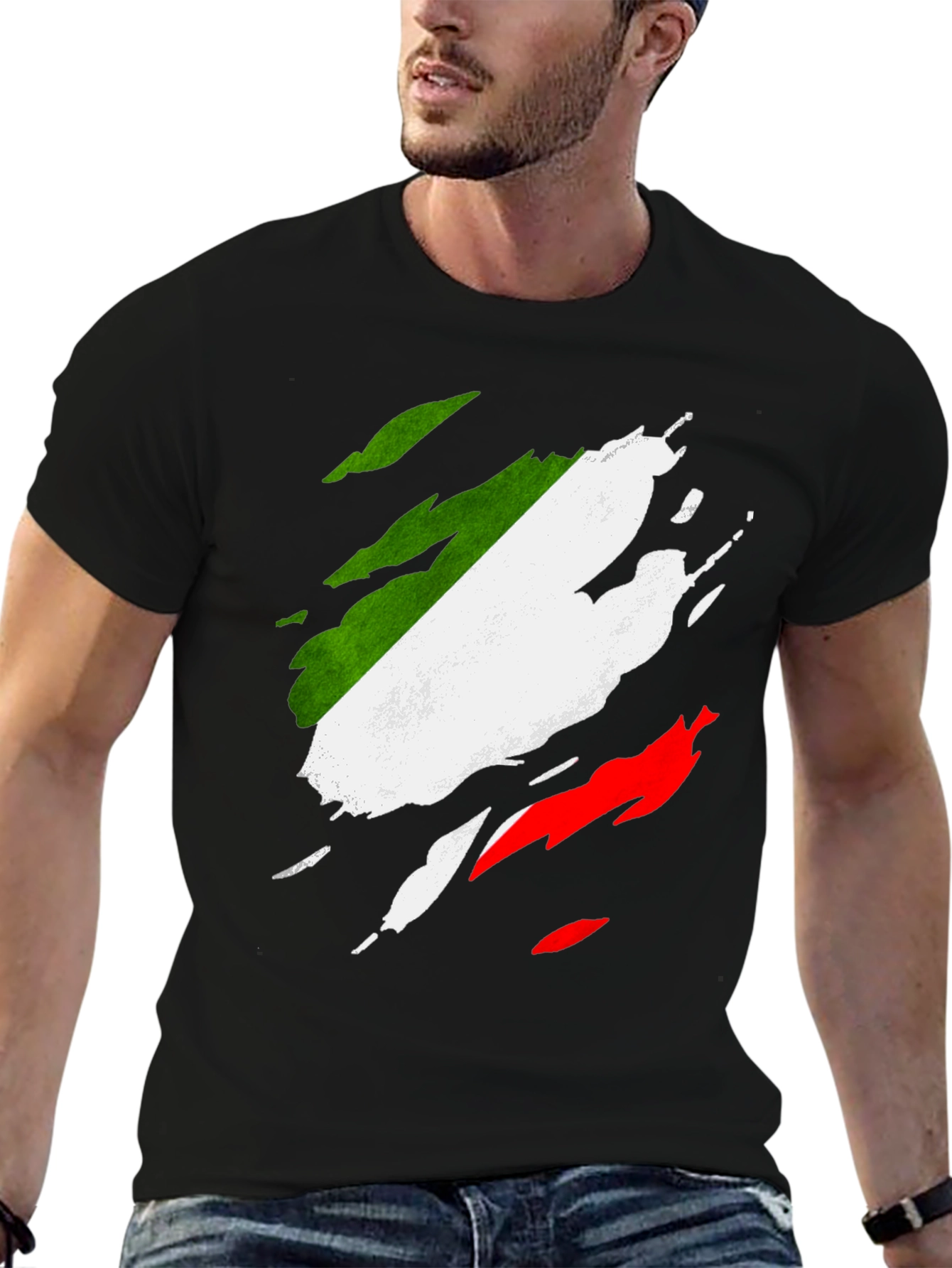 Italian Flag T-Shirt - Distressed Italy Pride Tee