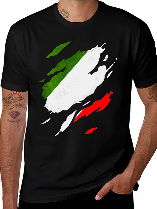 Italian Flag T-Shirt - Distressed Italy Pride Tee