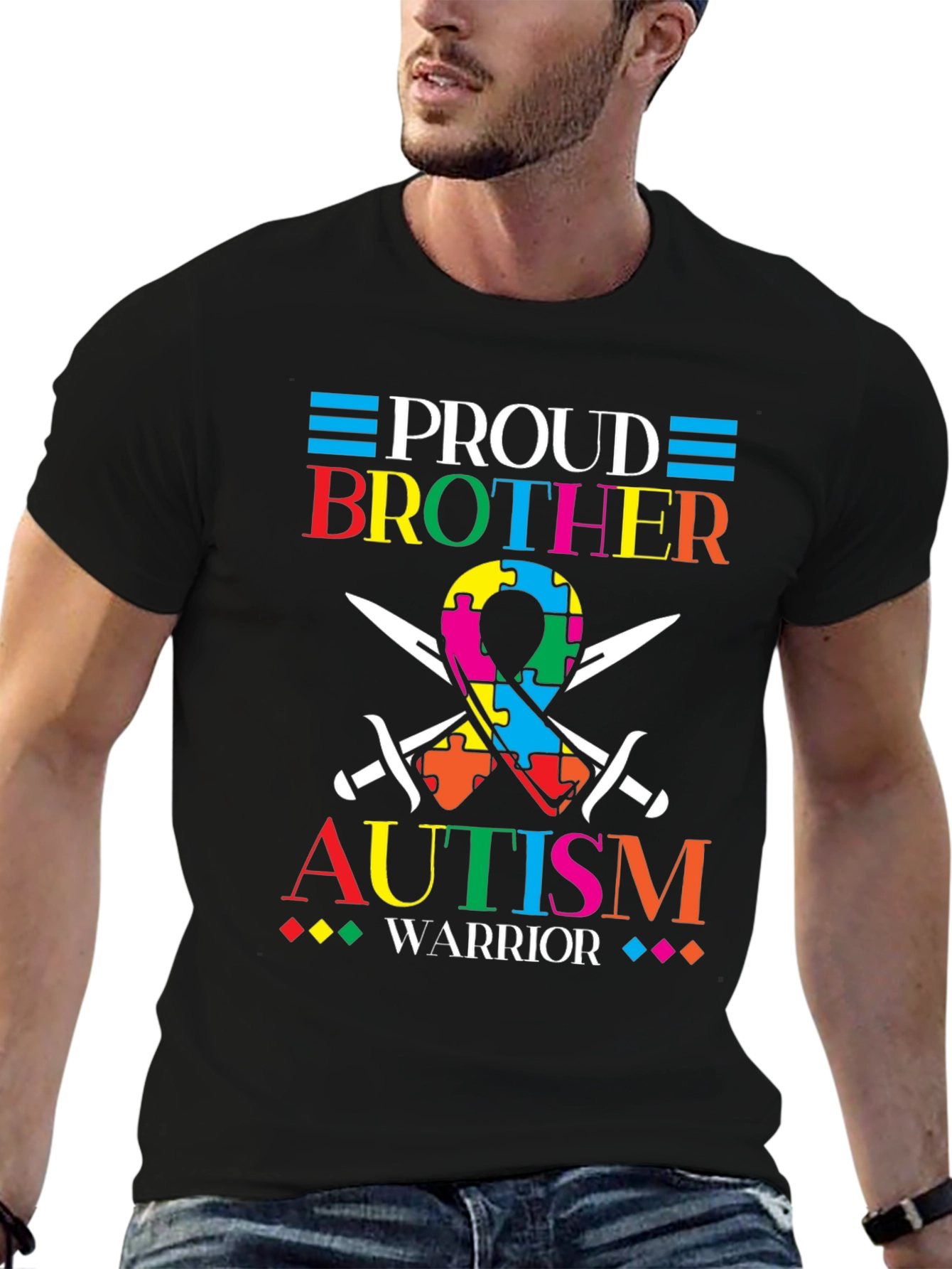 Proud Brother Autism Warrior T-Shirt