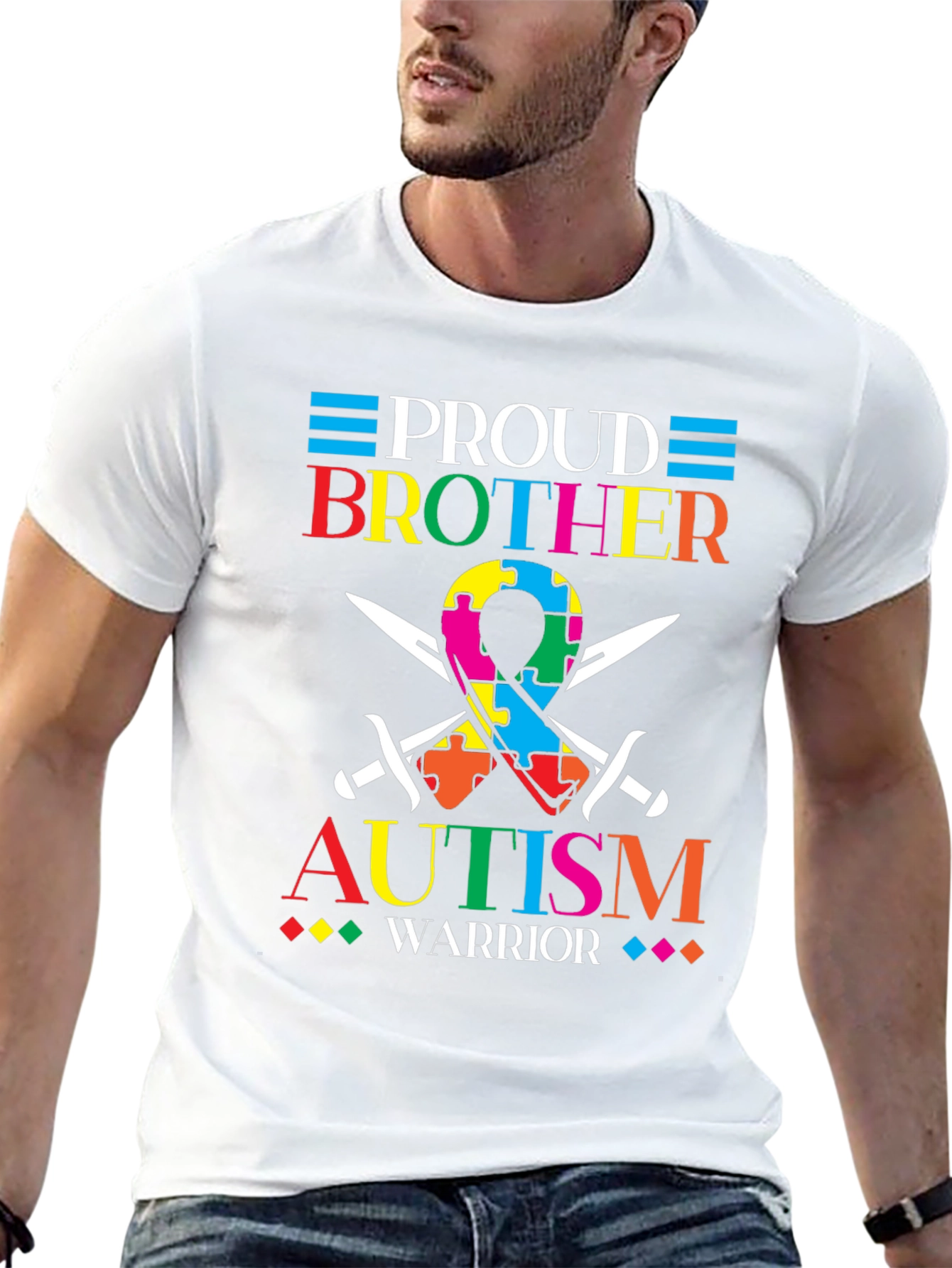 Proud Brother Autism Warrior T-Shirt