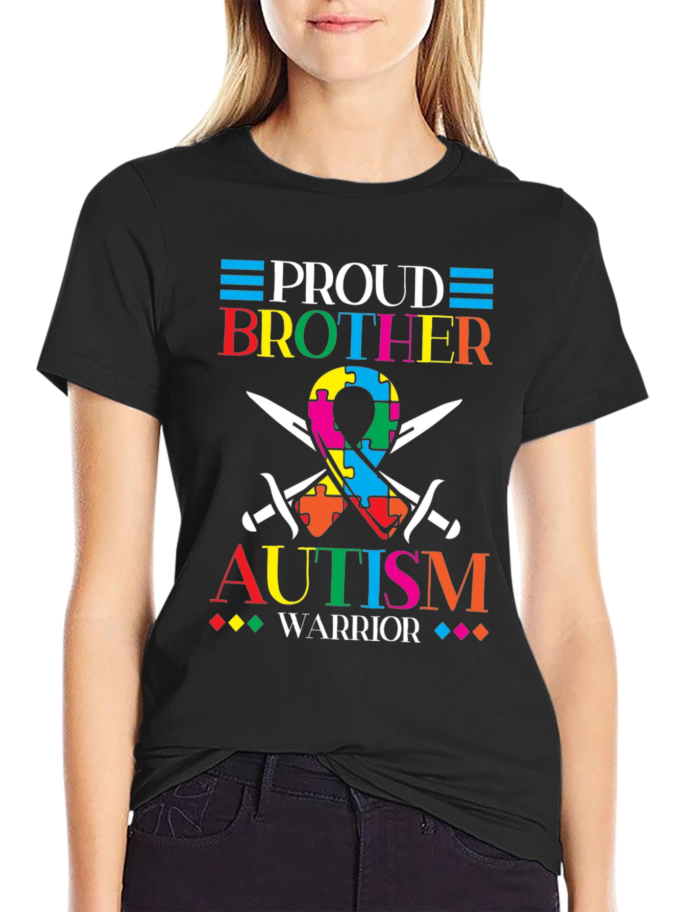 Proud Brother Autism Warrior T-Shirt
