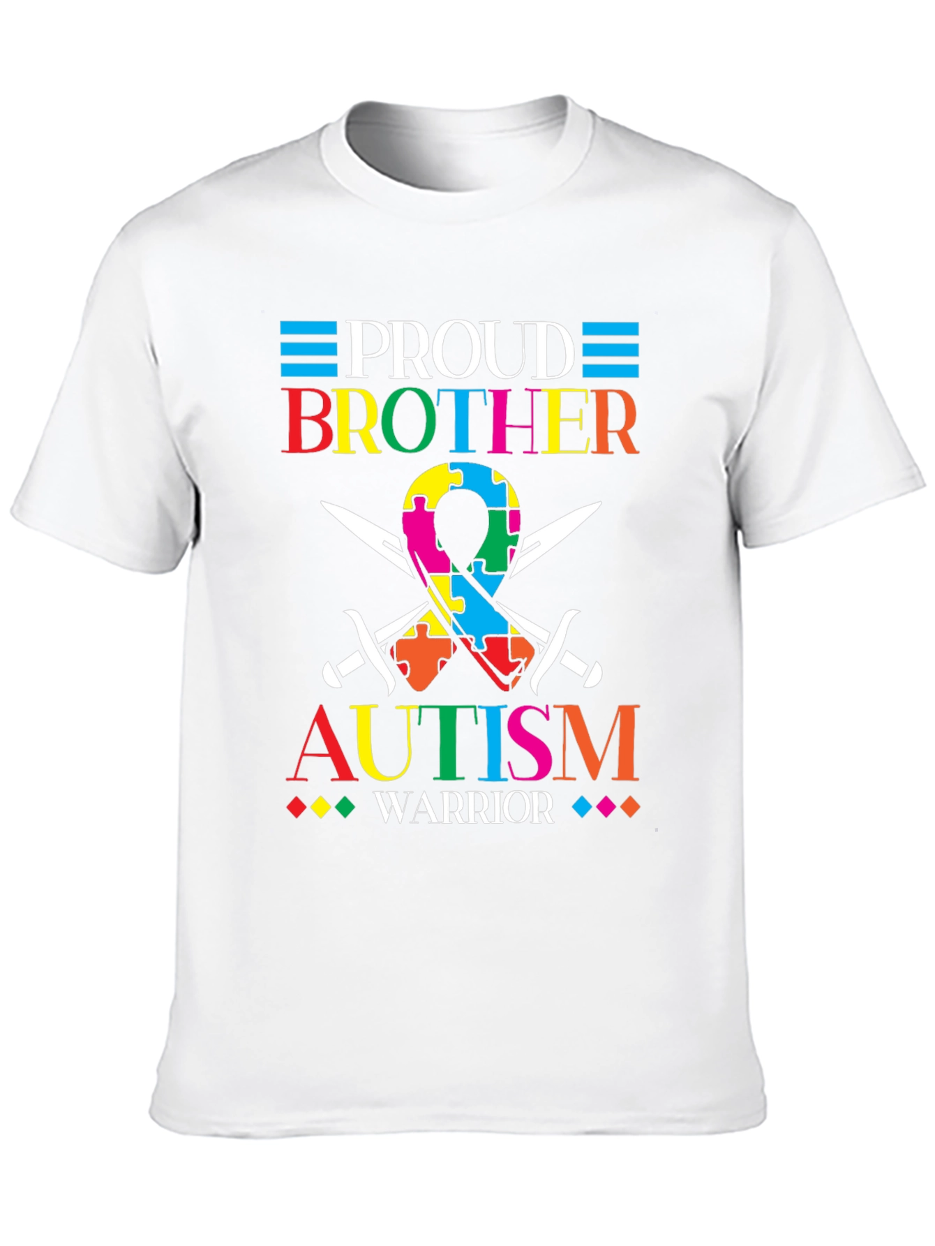 Proud Brother Autism Warrior T-Shirt