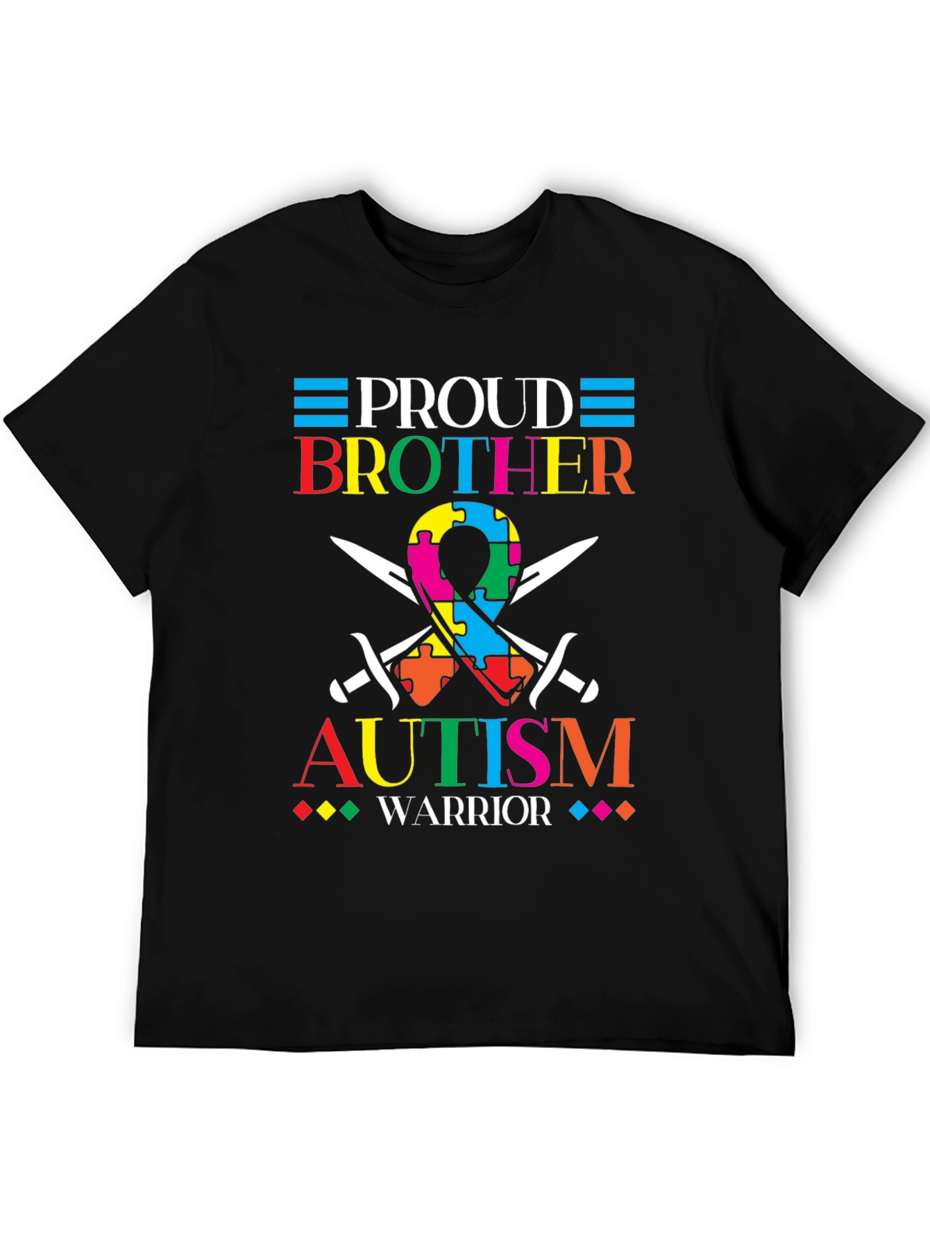 Proud Brother Autism Warrior T-Shirt